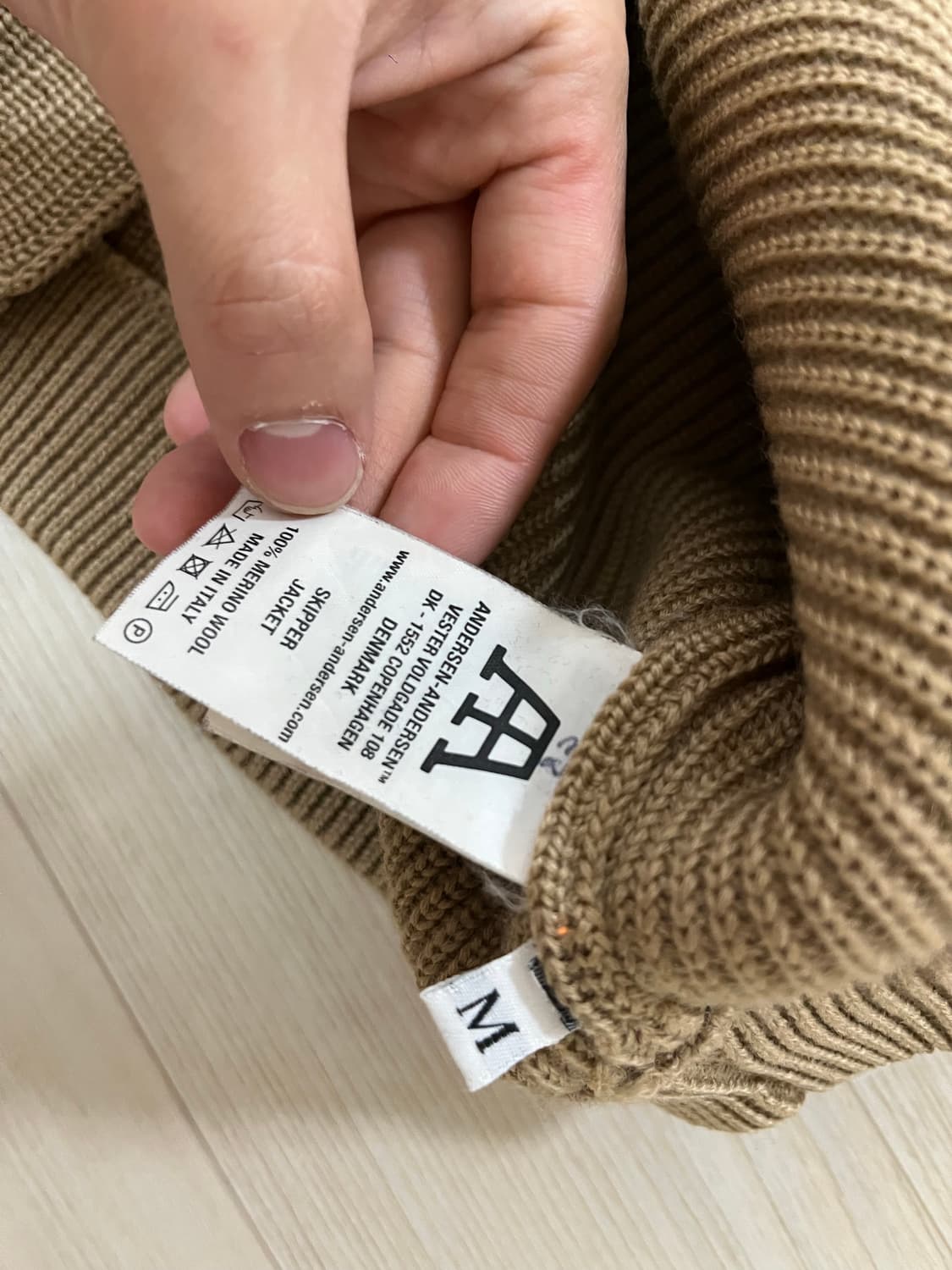 안데르센 안데르센 스키퍼 가디건 M사이즈 상품이미지5