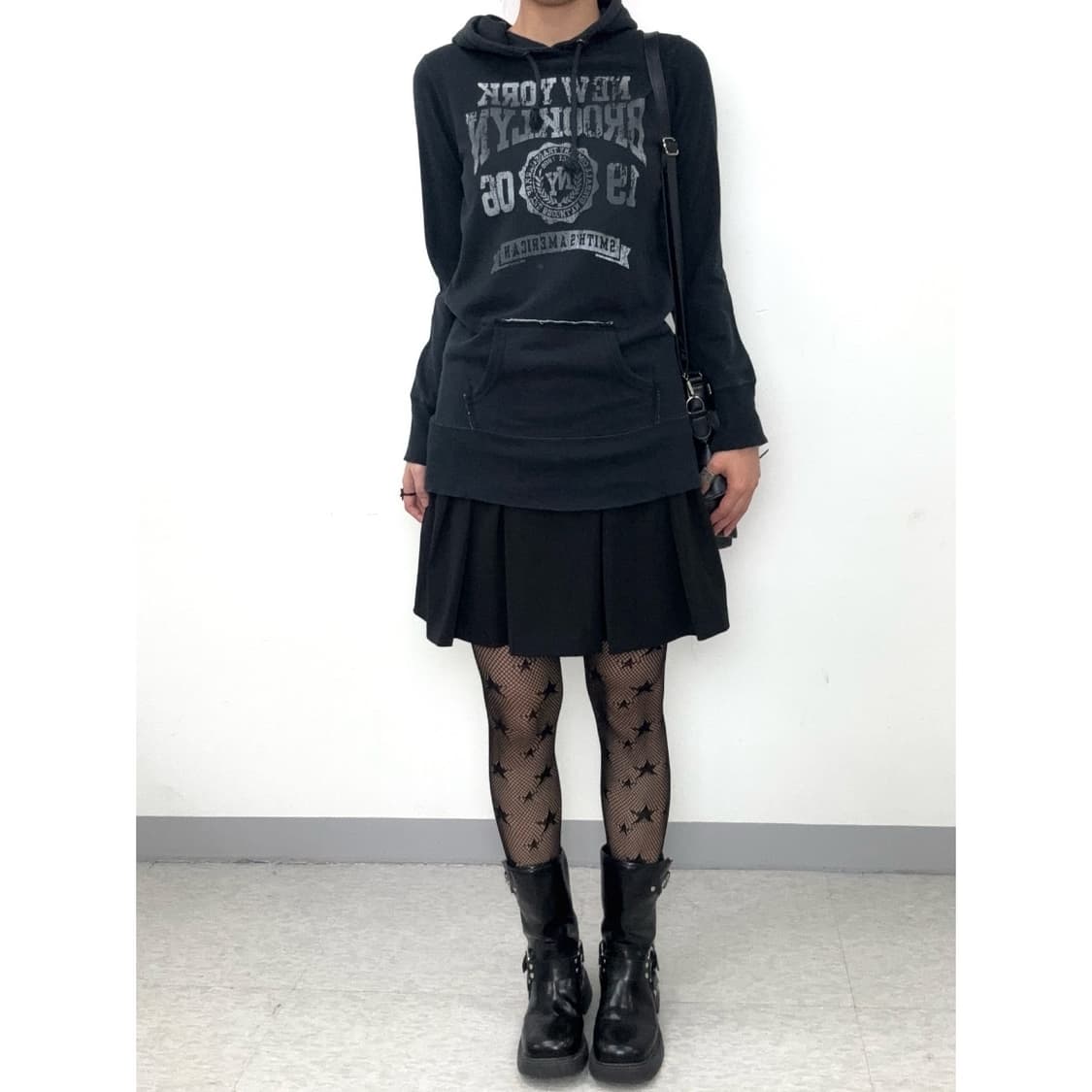 빈티지 블랙 후드티 y2k 상품이미지2