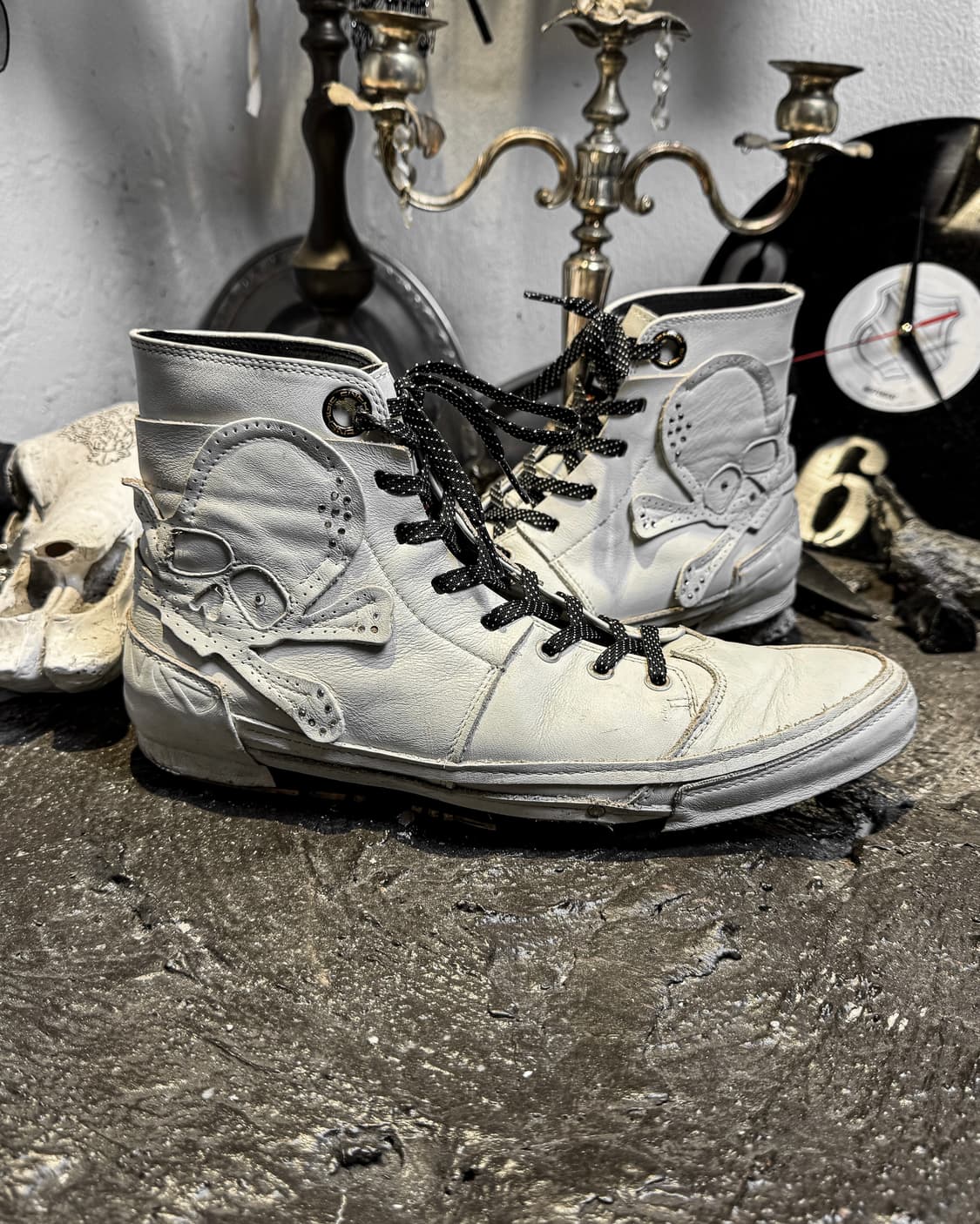 2000‘s ENERGIE - Skull Leather High-top  상품이미지3