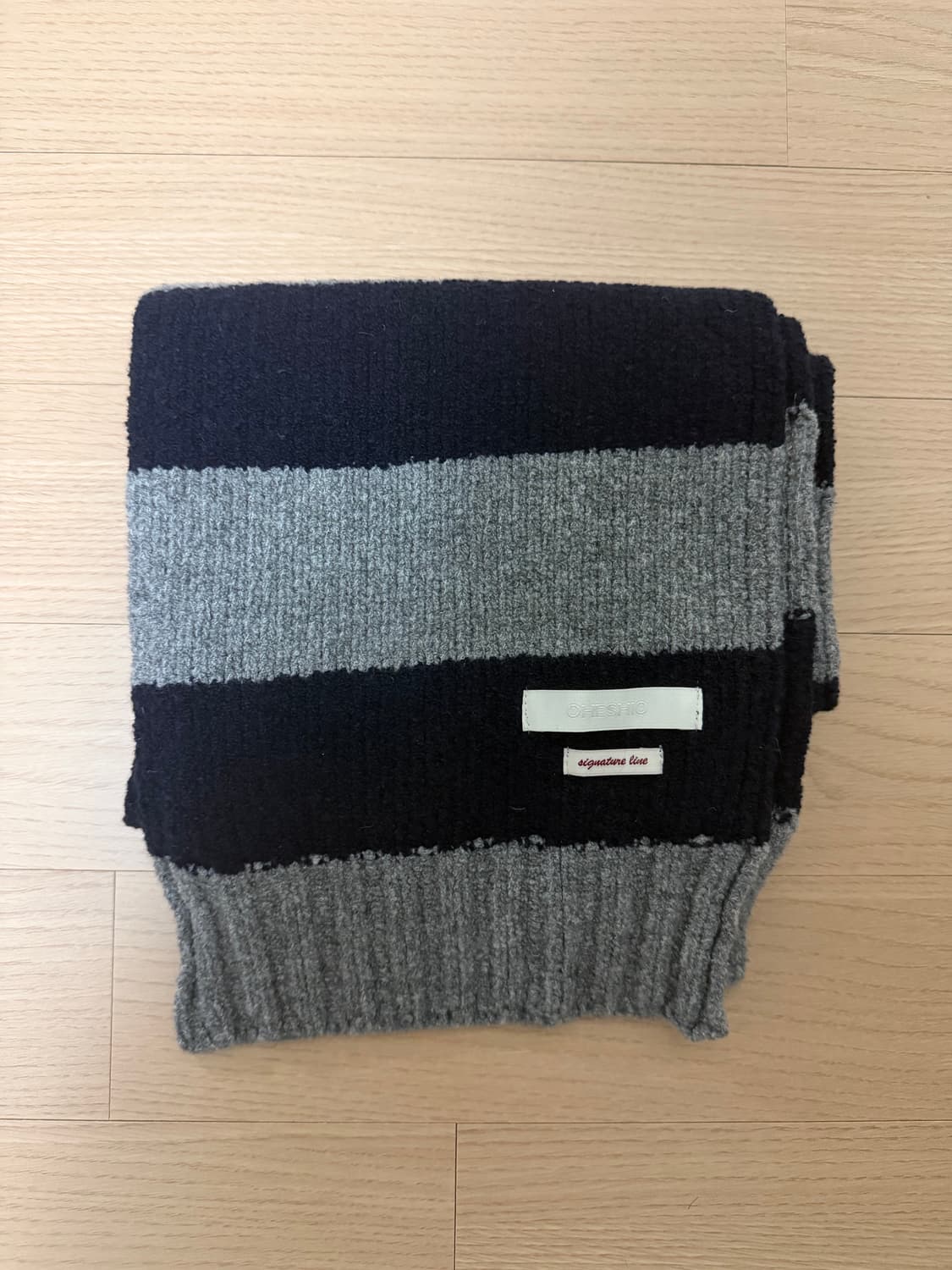 오헤시오 목도리 블랙 상품이미지1