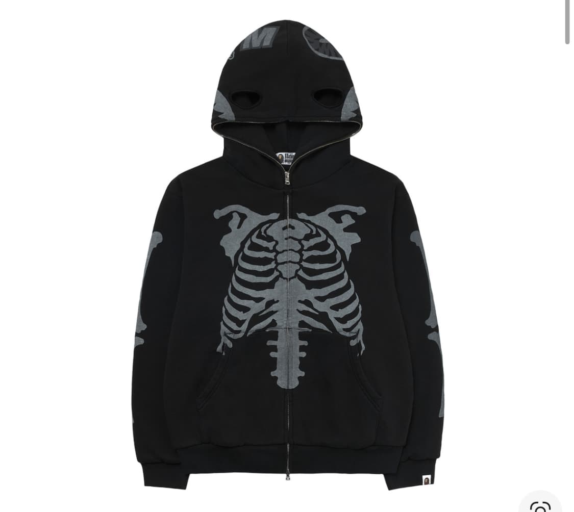 (구해요) 베이프 스켈레톤 샤크 후드 S~M 상품이미지1