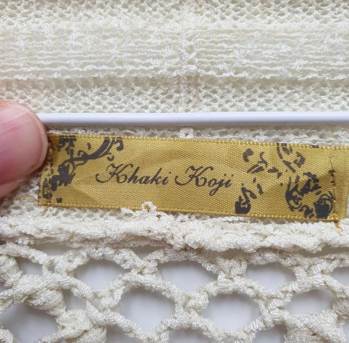 일본빈티지 베이지 니트 가디건 상품이미지3