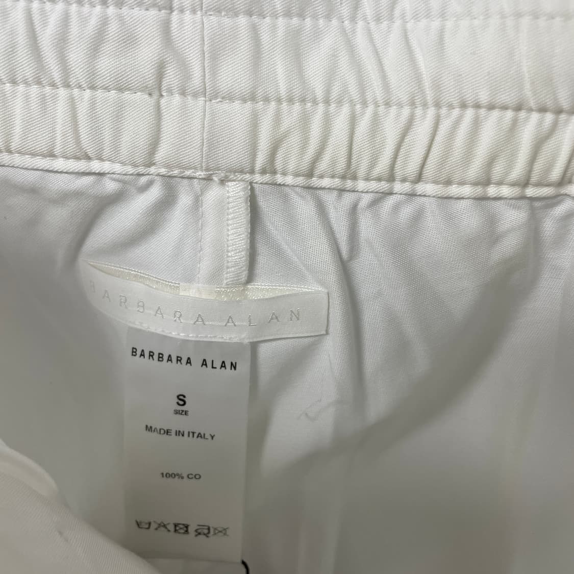 BARBARA ALAN 화이트 팬츠 S(W) 상품이미지5