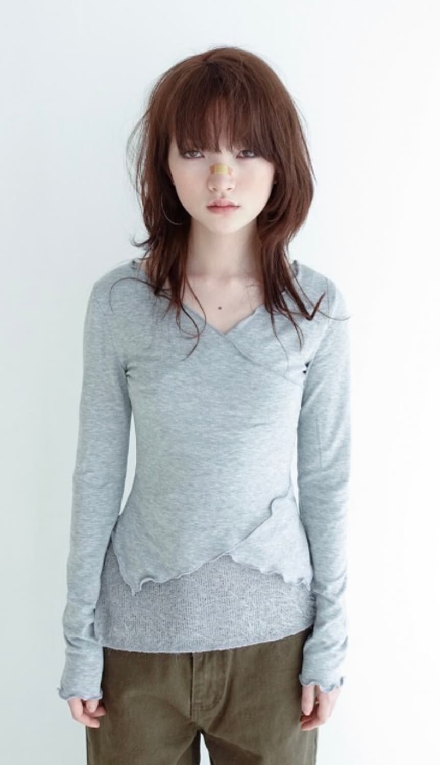 샵 페어리 랩 티셔츠 아이보리 상품이미지1