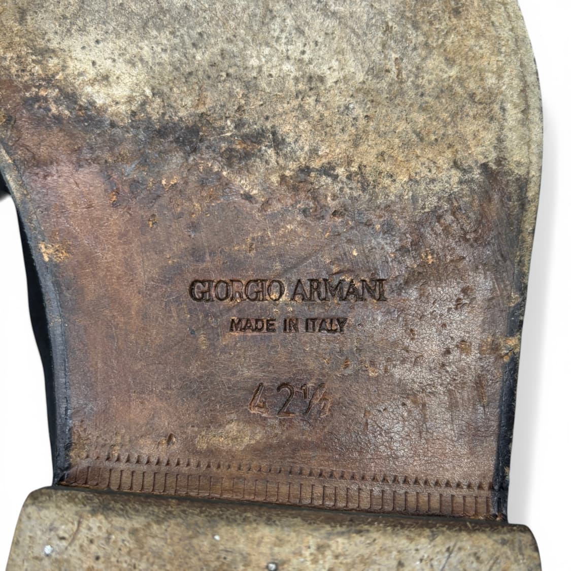 조르지오 아르마니 스웨이드 슬립온 로퍼 상품이미지10