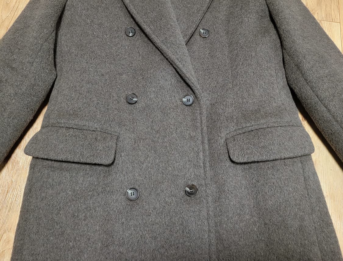 더웨이브(THE WAVE) 블랑 울알파카 더블코트 55-66 상품이미지6