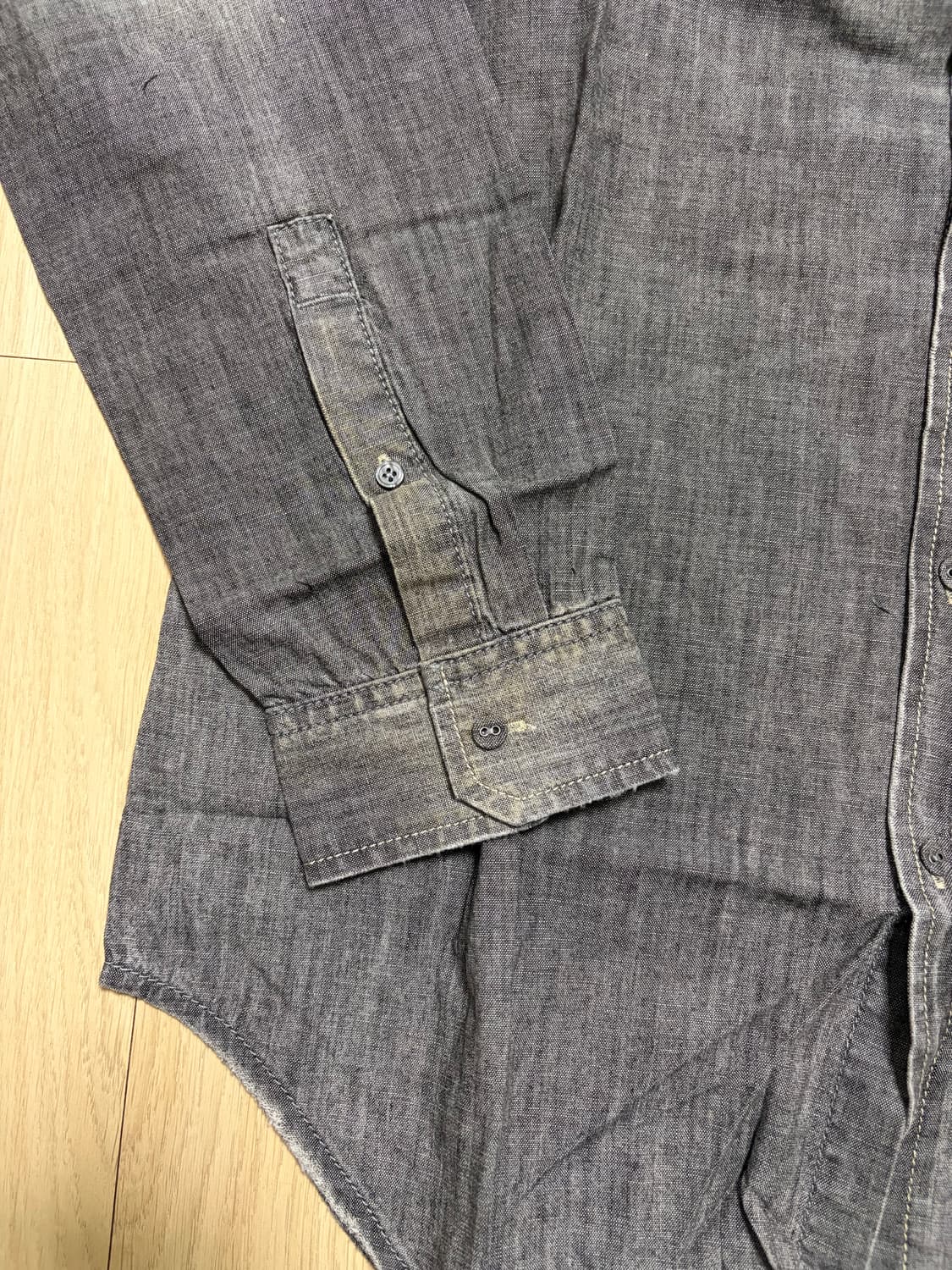 디젤 그런지코어 새상품 흑청셔츠 100 상품이미지5