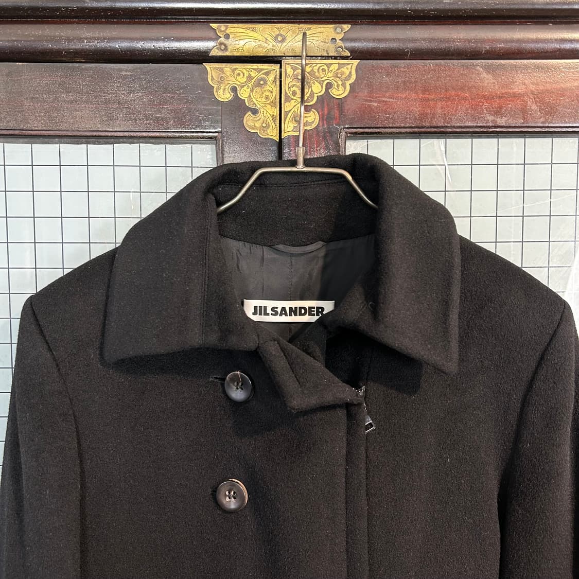 00s 질 샌더 울 캐시미어 블렌드 집업 코트 상품이미지4