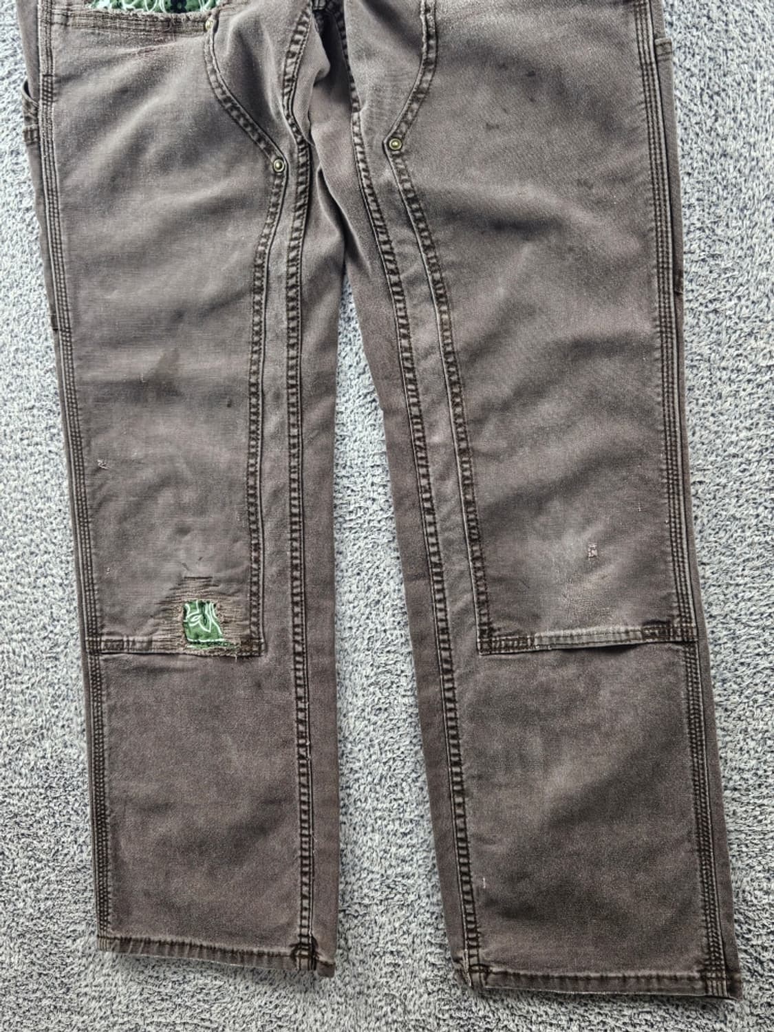 칼하트 리페어 코튼캔버스 더블니 워크 팬츠(27X30추정) / 11062 상품이미지6