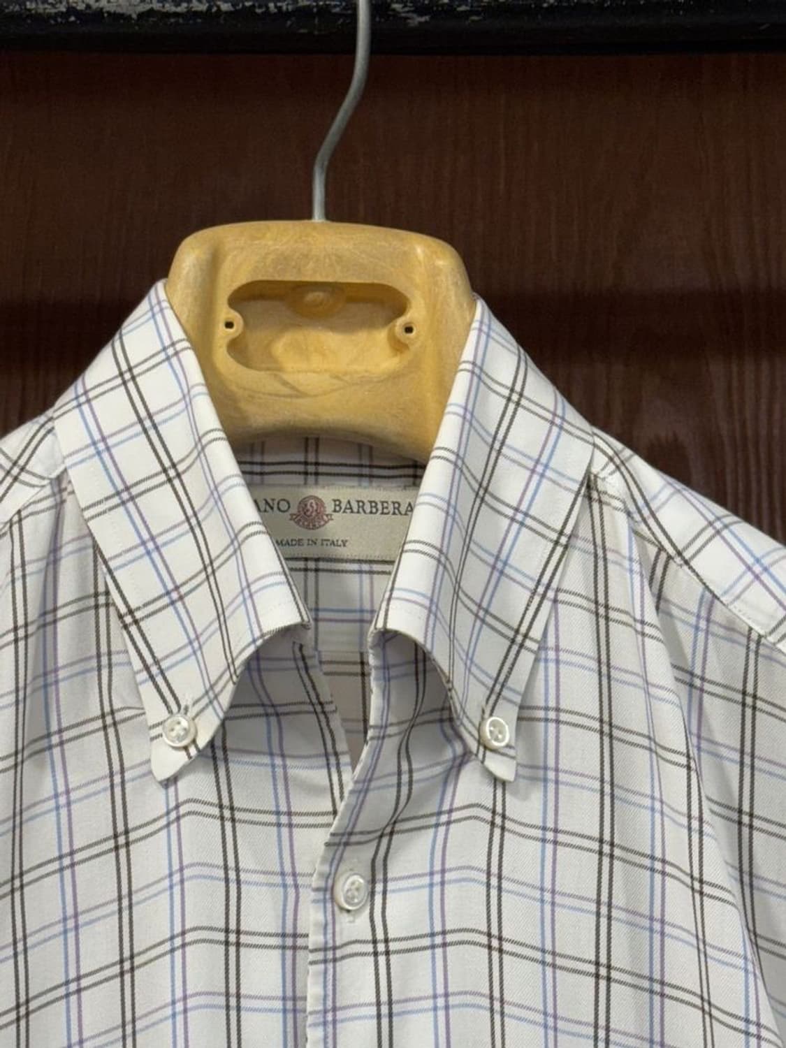 루치아노 바르베라 원피스칼라 셔츠 상품이미지3