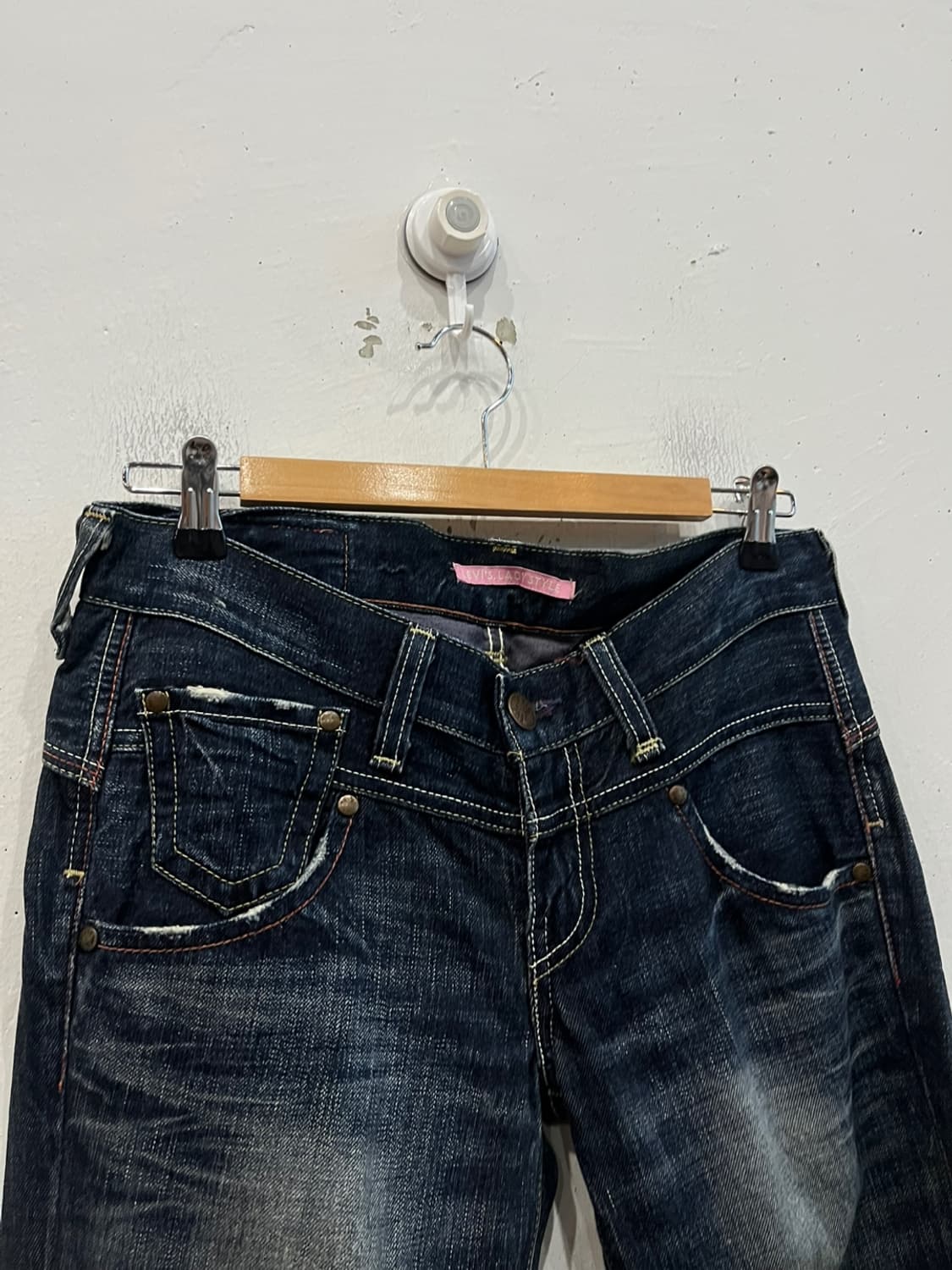 00s 리바이스 부츠컷 데님팬츠 우먼즈 Made in JAPAN 상품이미지4