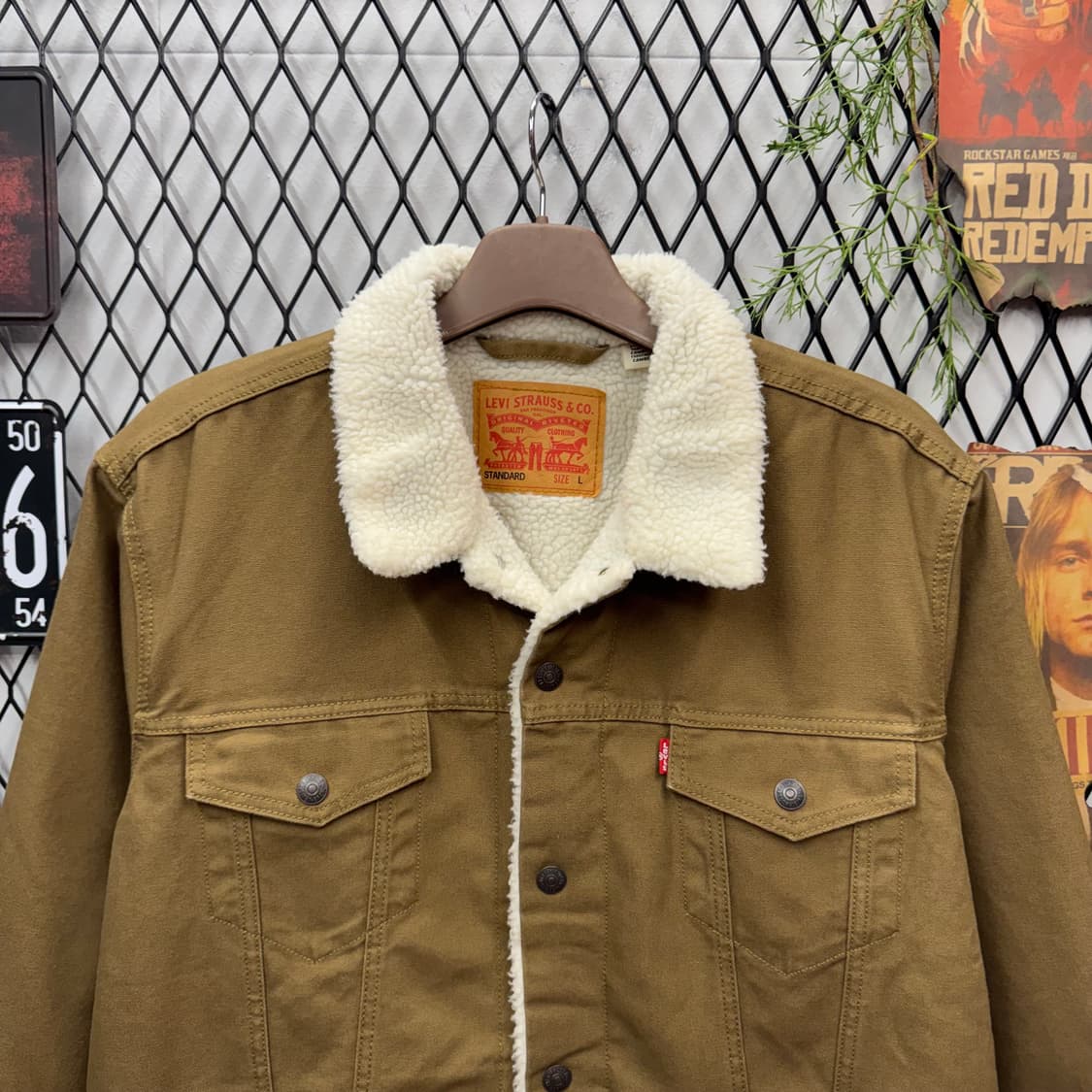 리바이스 타입 3 쉐르파 트러커 자텟 베이지 상품이미지3