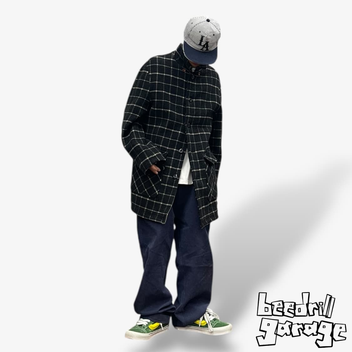 00s 리바이스 레드탭 울 체크 코트 상품이미지1