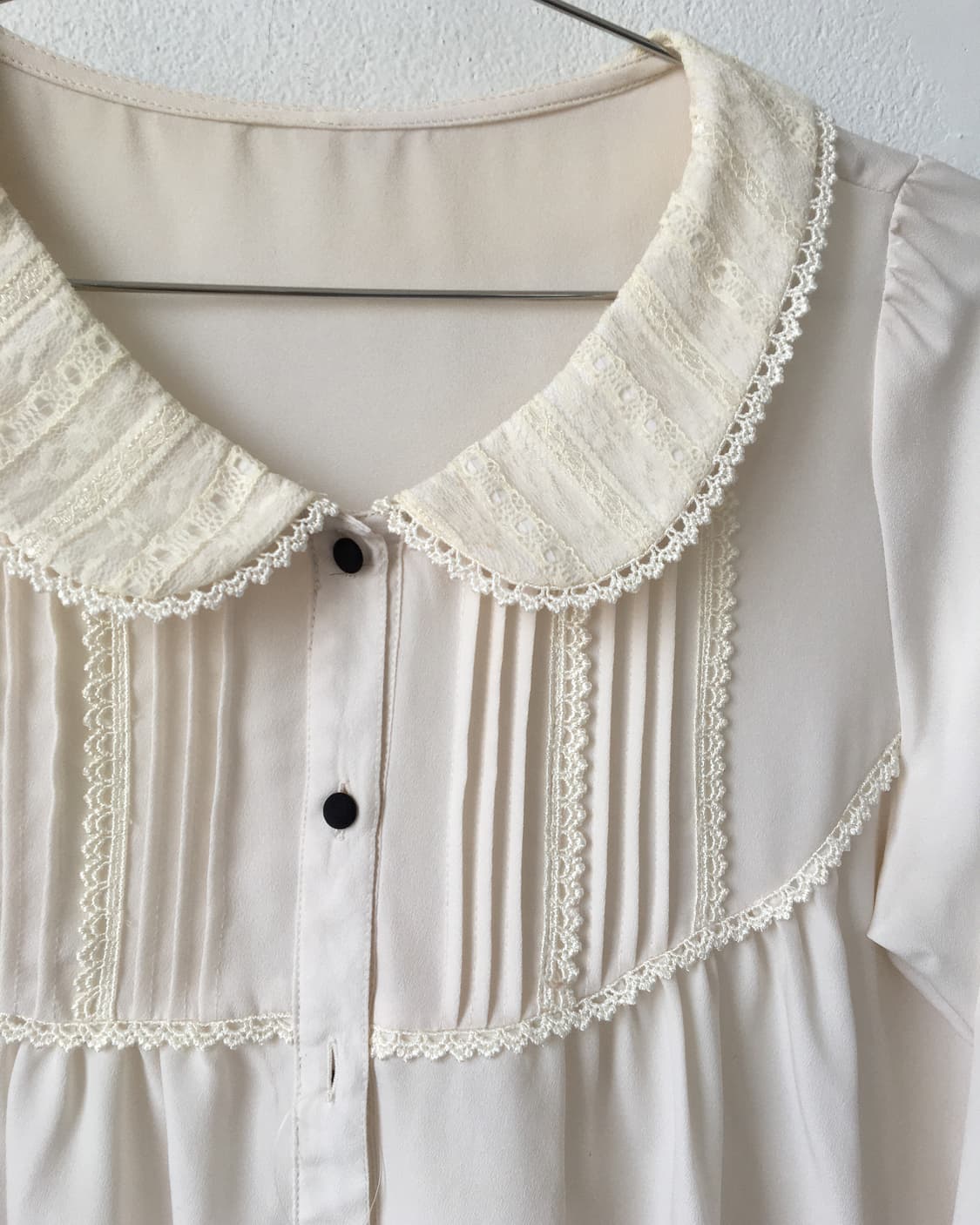 Lace trimming blouse 상품이미지5