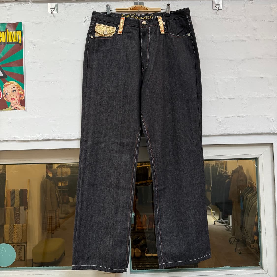 COOGI 리미티드 에디션 스티칭 데님 진 W36 상품이미지1