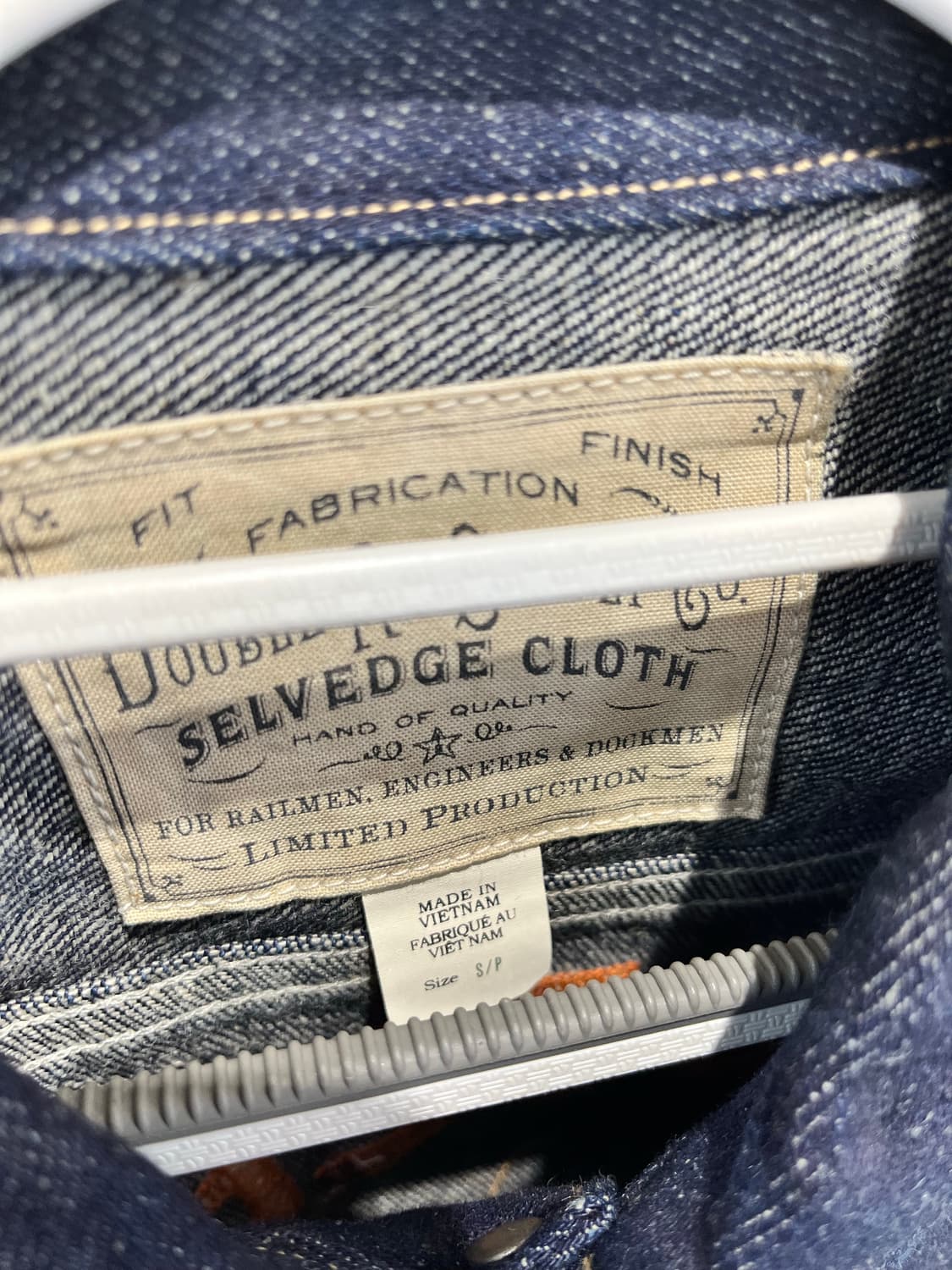 RRL 레일로드 임브로이드 데님 자켓 상품이미지4