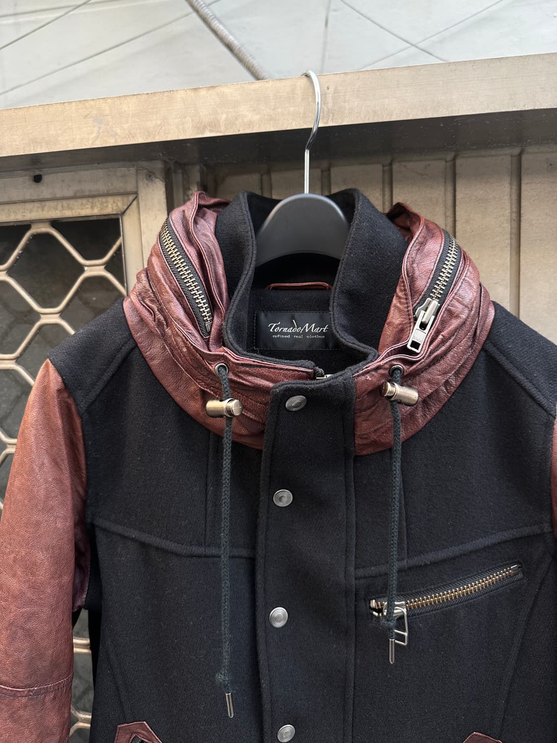 TORNADO MART goat leather 2 way bomber 상품이미지4