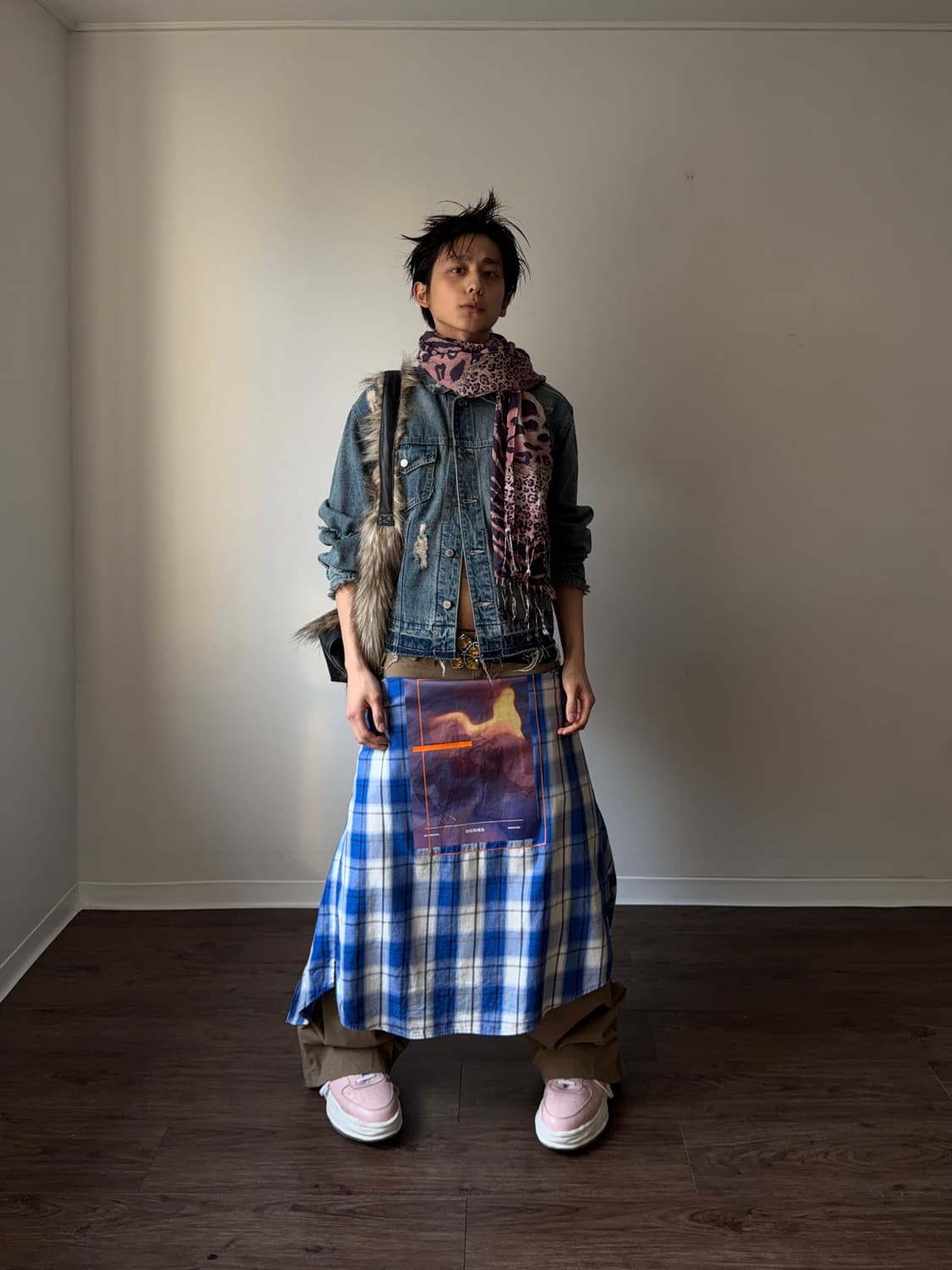 Festival 디스트레스 트러커 자켓 상품이미지4