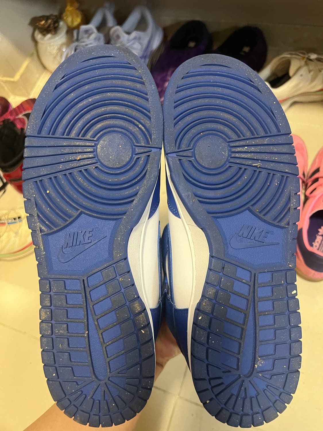 나이키 덩크 하이 블루 화이트 275 상품이미지3