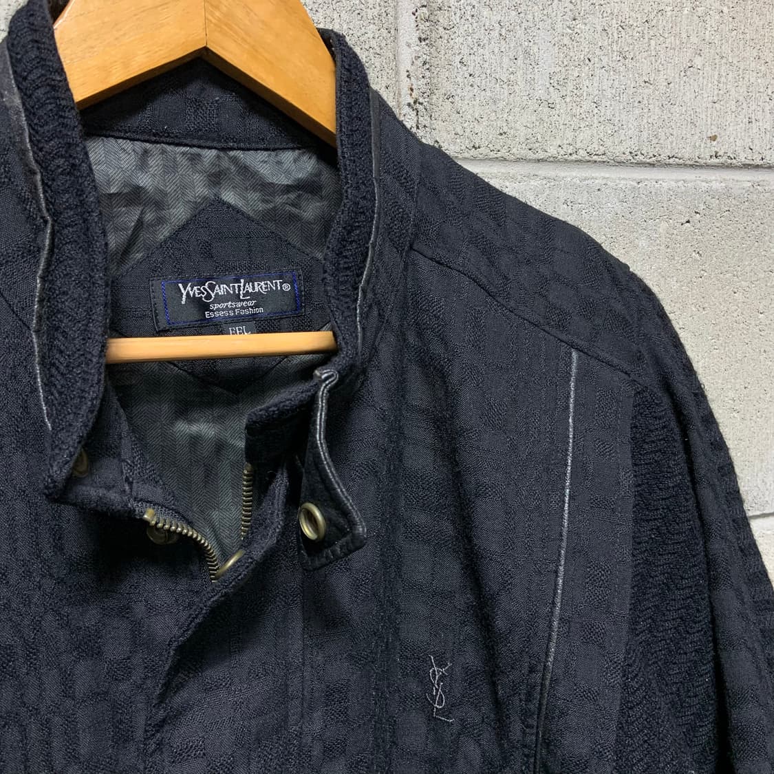 YSL 입생로랑 울 코튼 블루종 자켓 XL 상품이미지2