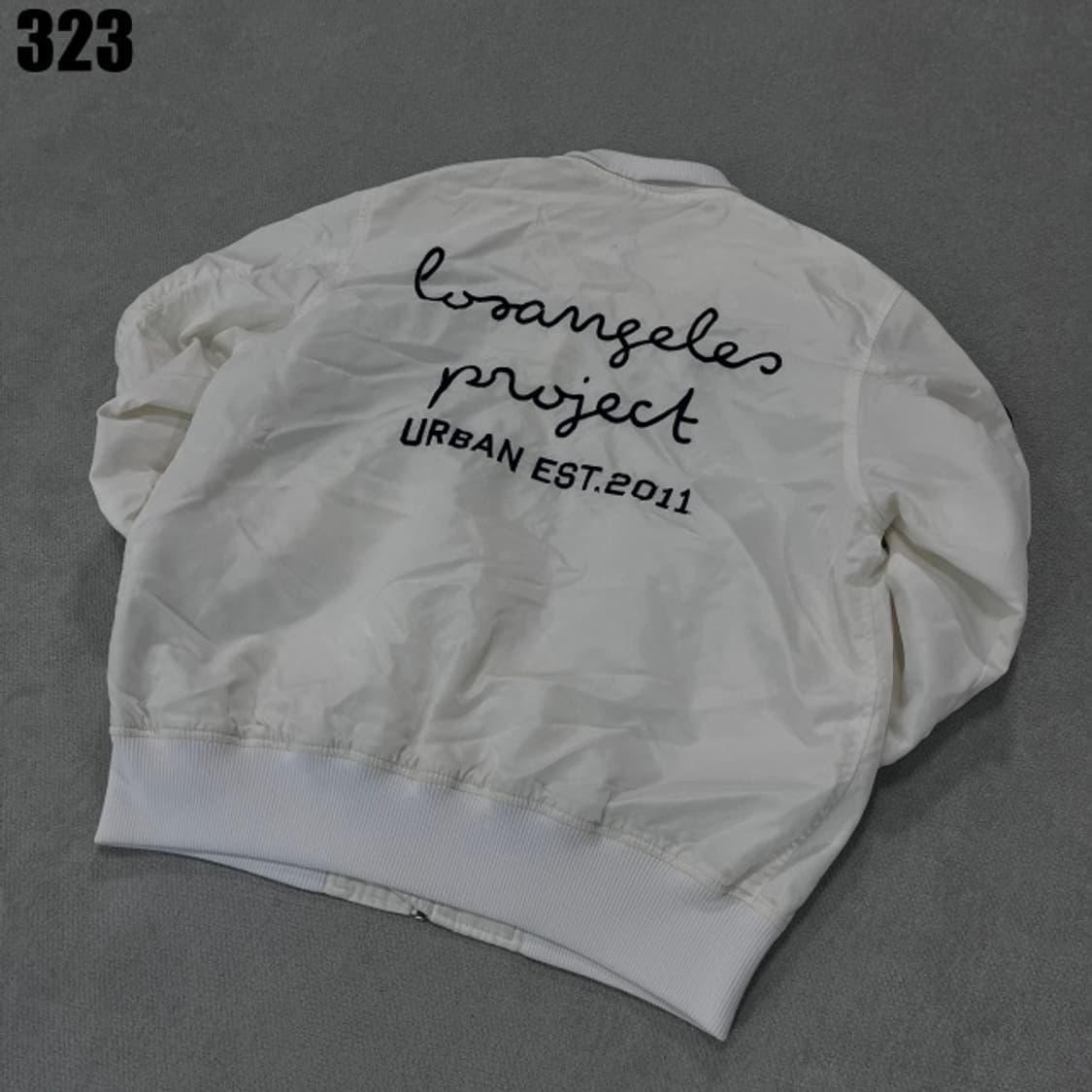 Lap 화이트 봄버 자켓  상품이미지6
