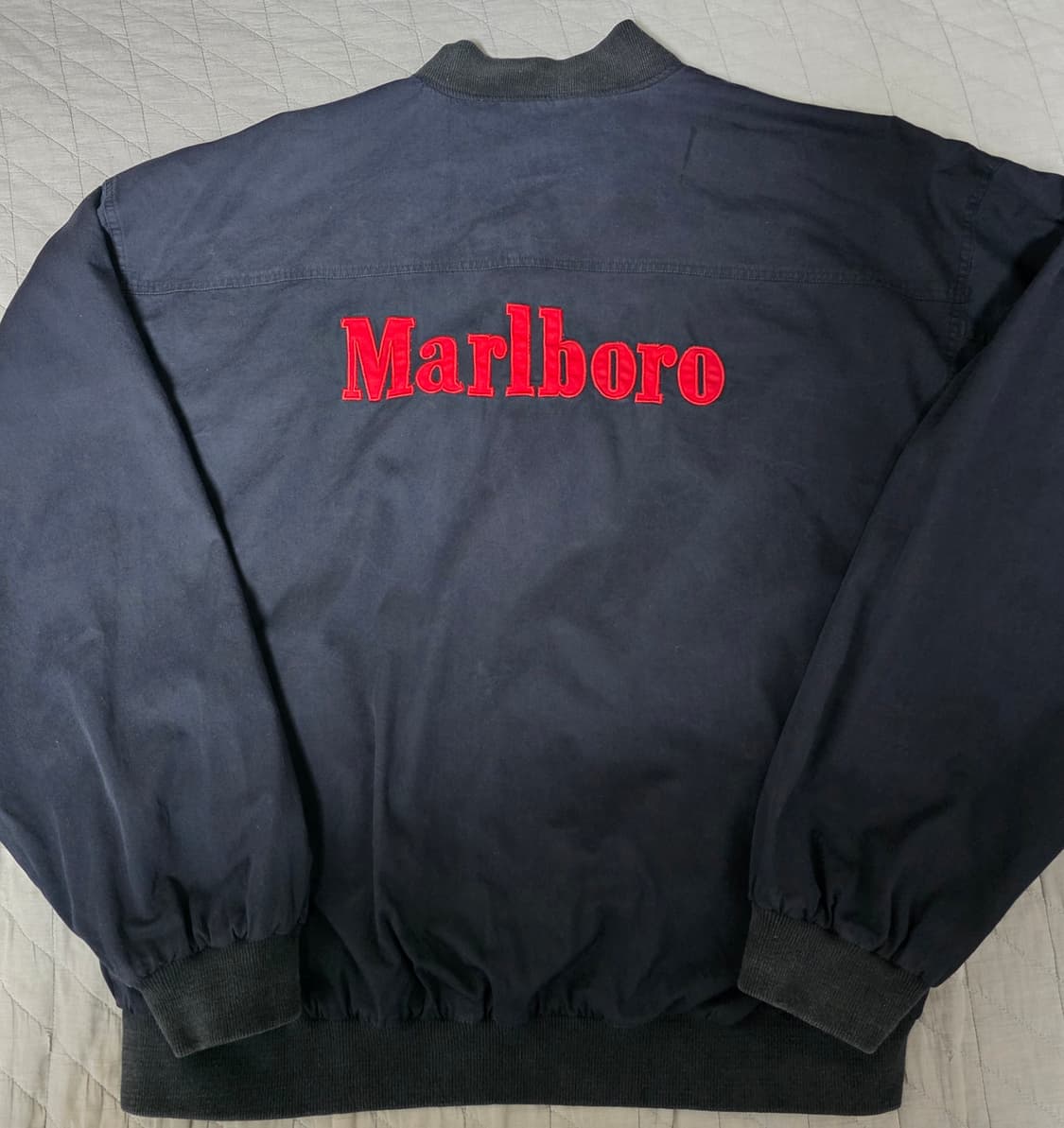 [XXL] 세탁 90s 빈티지 말보로 리버시블 봄버 자켓 블랙레드 페이드 상품이미지1