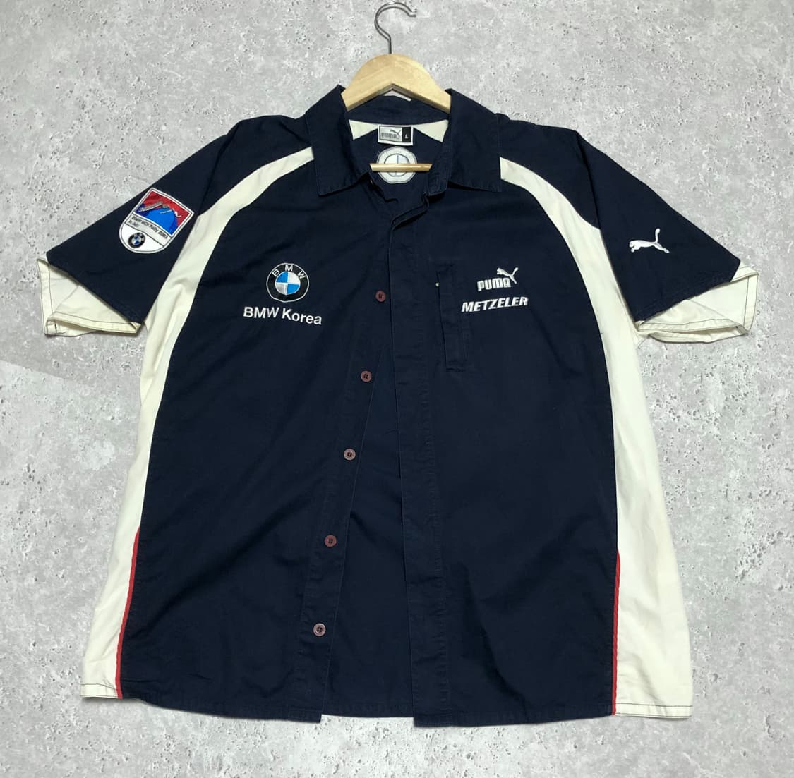 푸마 BMW 레이싱 셔츠 희귀 반팔 올드스쿨 상품이미지2