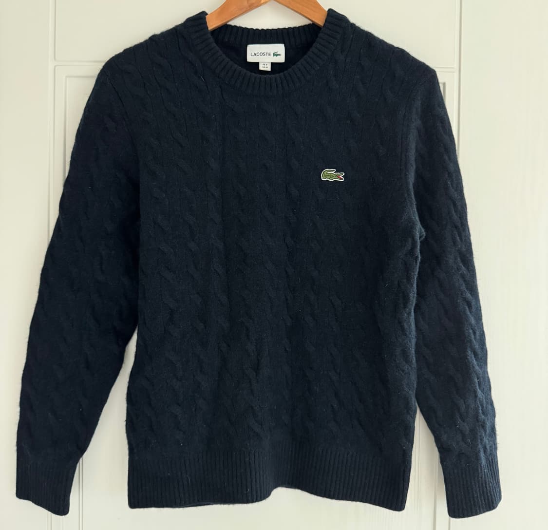 라코스테 케이블 울+캐시미어 니트 (신형) 상품이미지1
