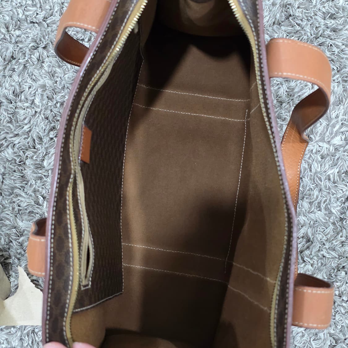 셀린느 빈티지 마카담 브라운 숄더백 쇼퍼백(주우재백) 상품이미지9