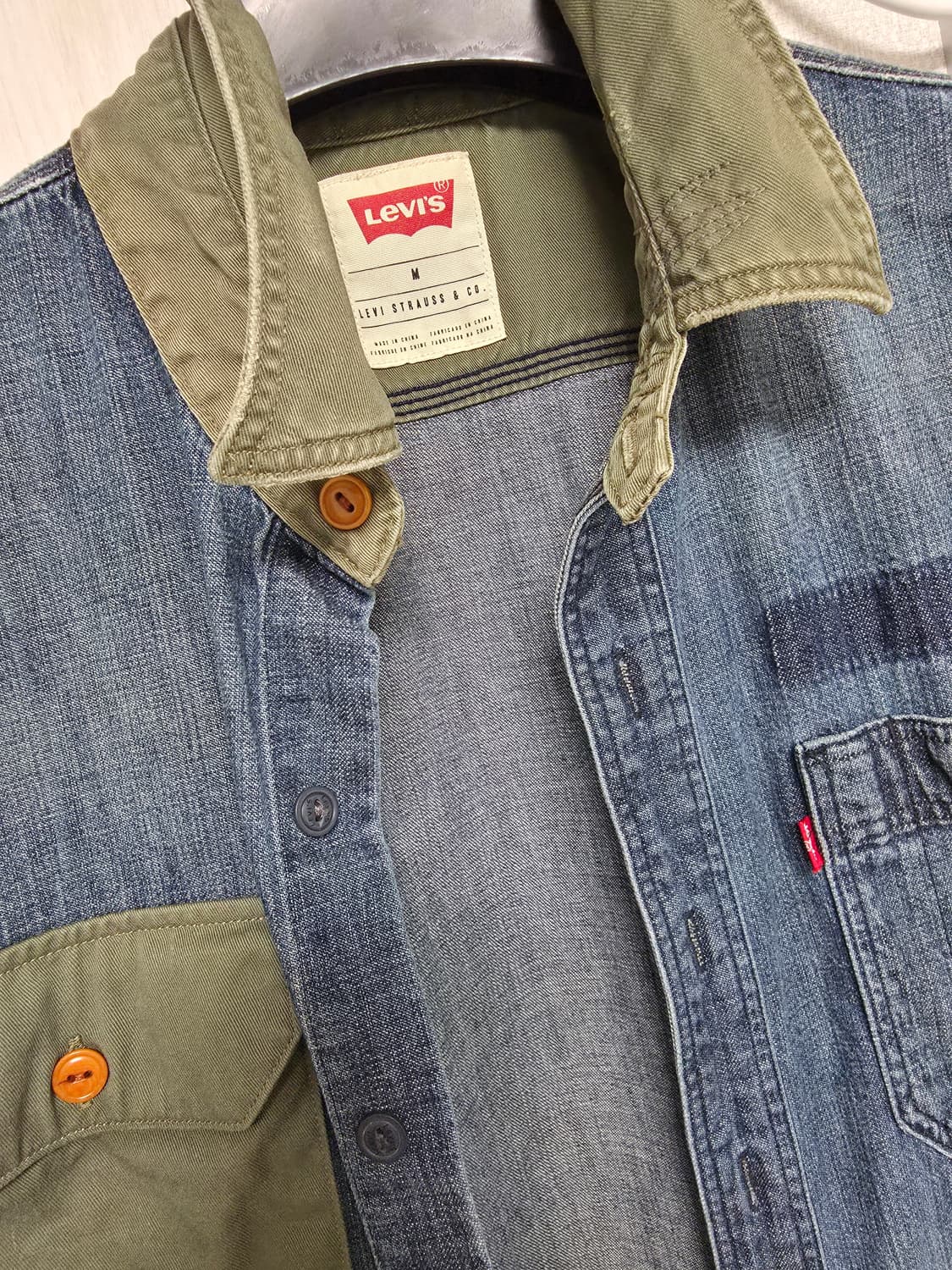 빈티지 리바이스 데님 셔켓 상품이미지1