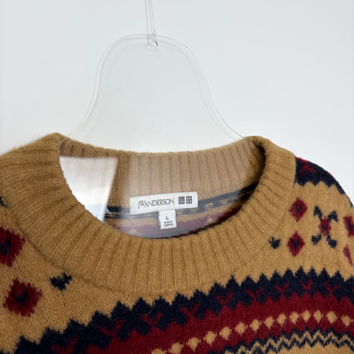 유니클로 jw앤더슨 노르딕 패턴 니트 티셔츠 상품이미지2