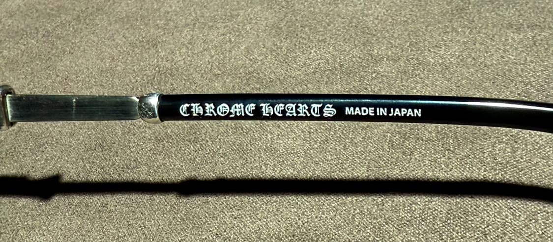 크롬하츠 보넨노이슈어2 블랙/브러쉬드실버 안경 상품이미지8