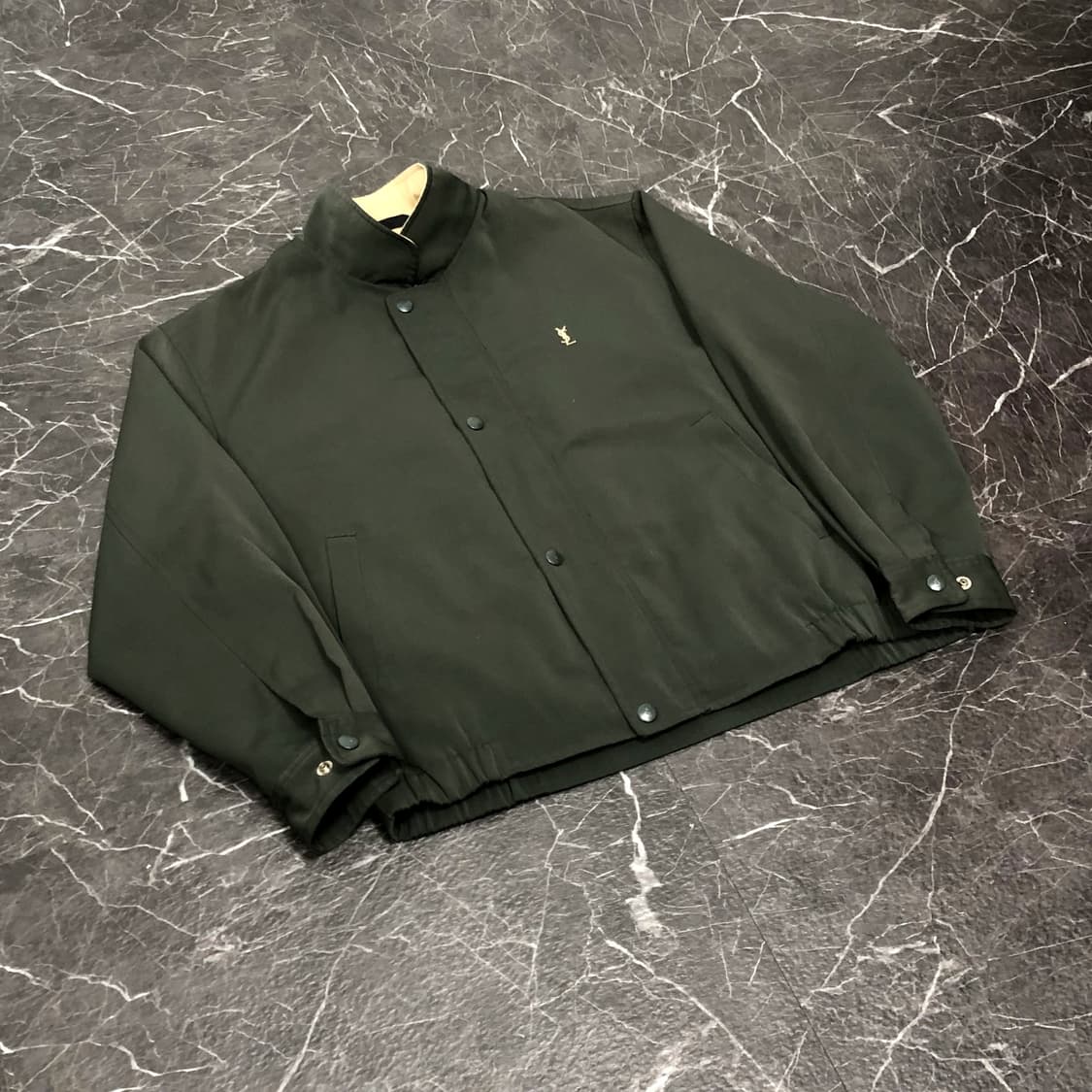 M(L) 입생로랑 폴리쉘 블루종 자켓 상품이미지4