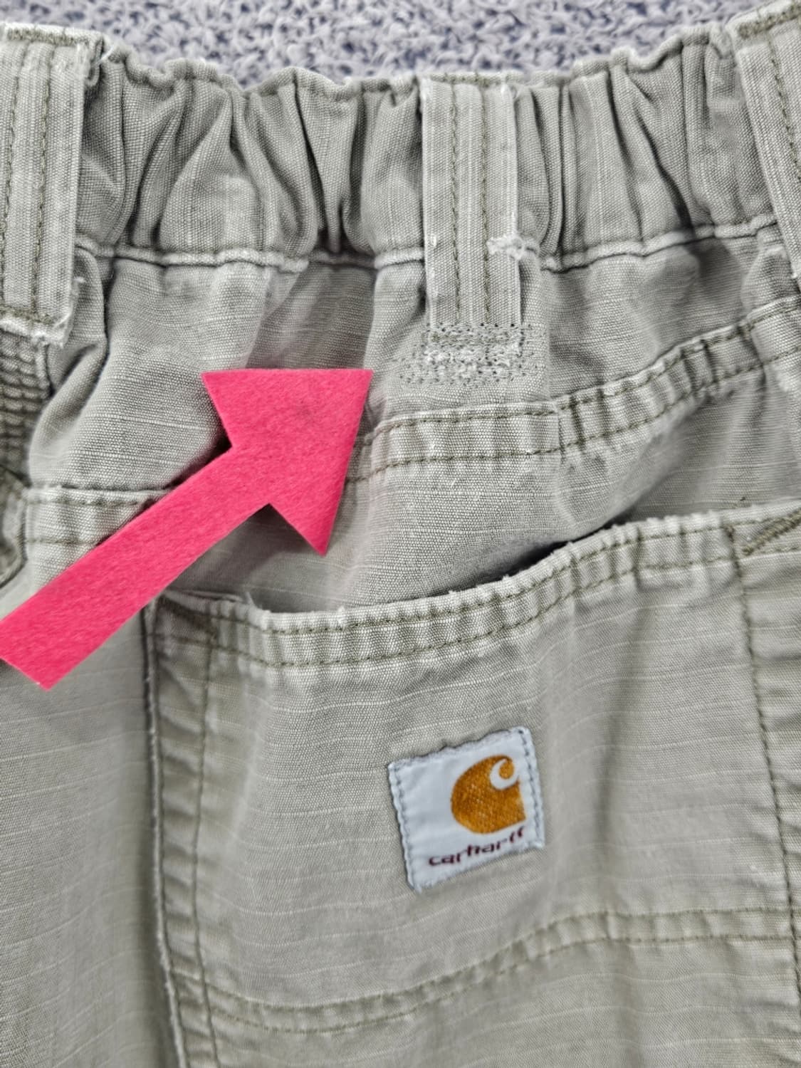 칼하트 립스탑 워크 쇼츠 반바지 커스텀 ( 38" ) / 11988 상품이미지8