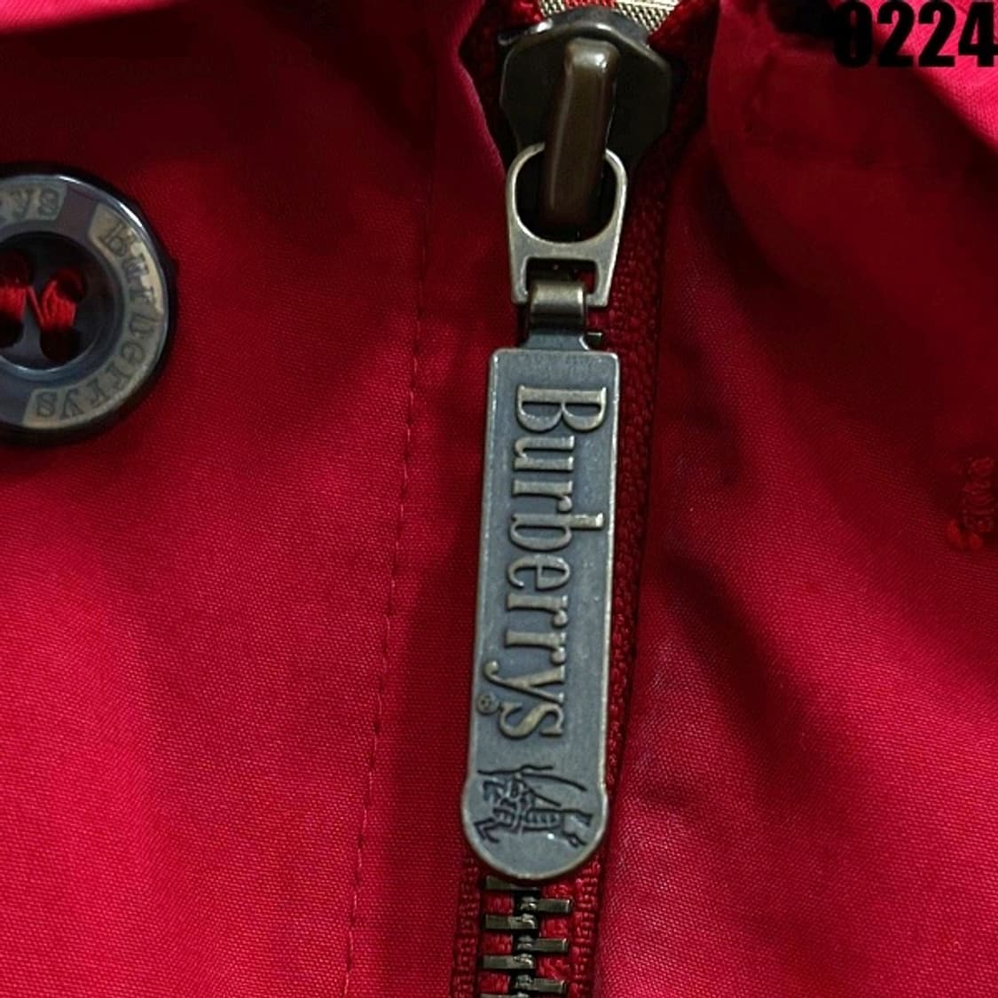 버버리 클래식 블루종 집업 자켓 XL 0224  상품이미지4