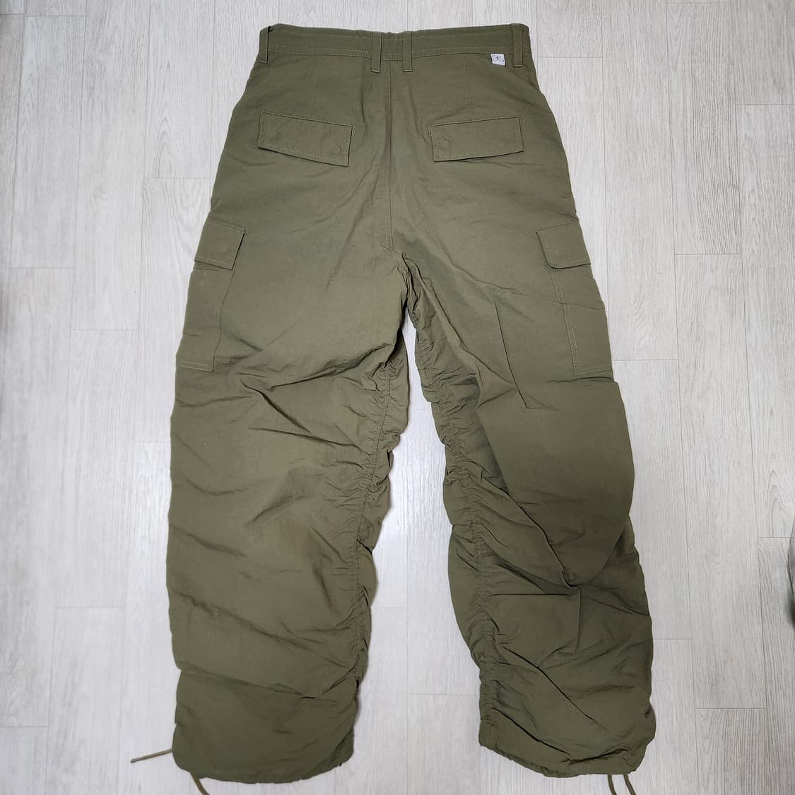 엑스톤즈 셔링 카고 팬츠 M 올리브 상품이미지3