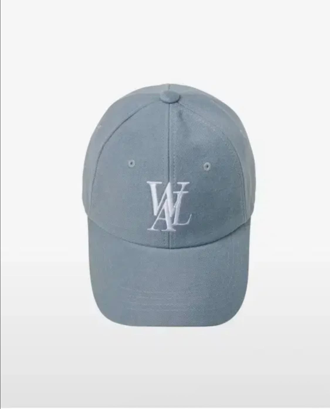[M]우알롱 logo ball cap dusty blue 상품이미지1
