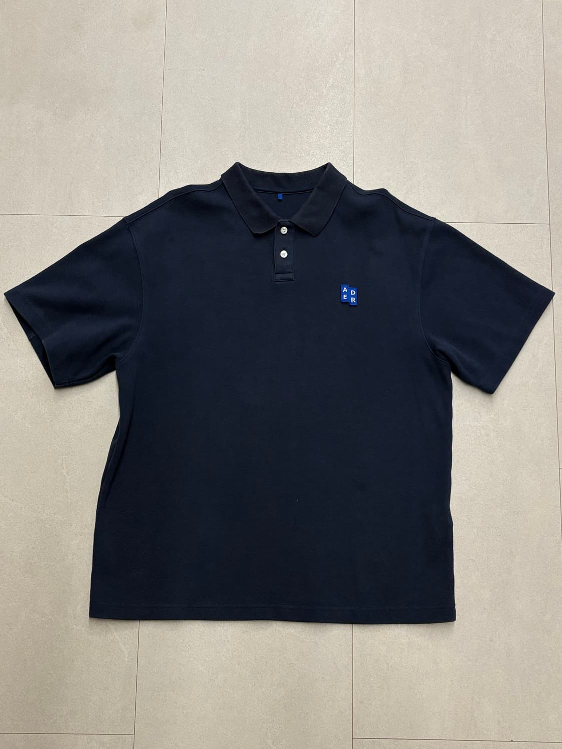 아더에러 폴로 반팔 티셔츠 네이비 L 상품이미지2