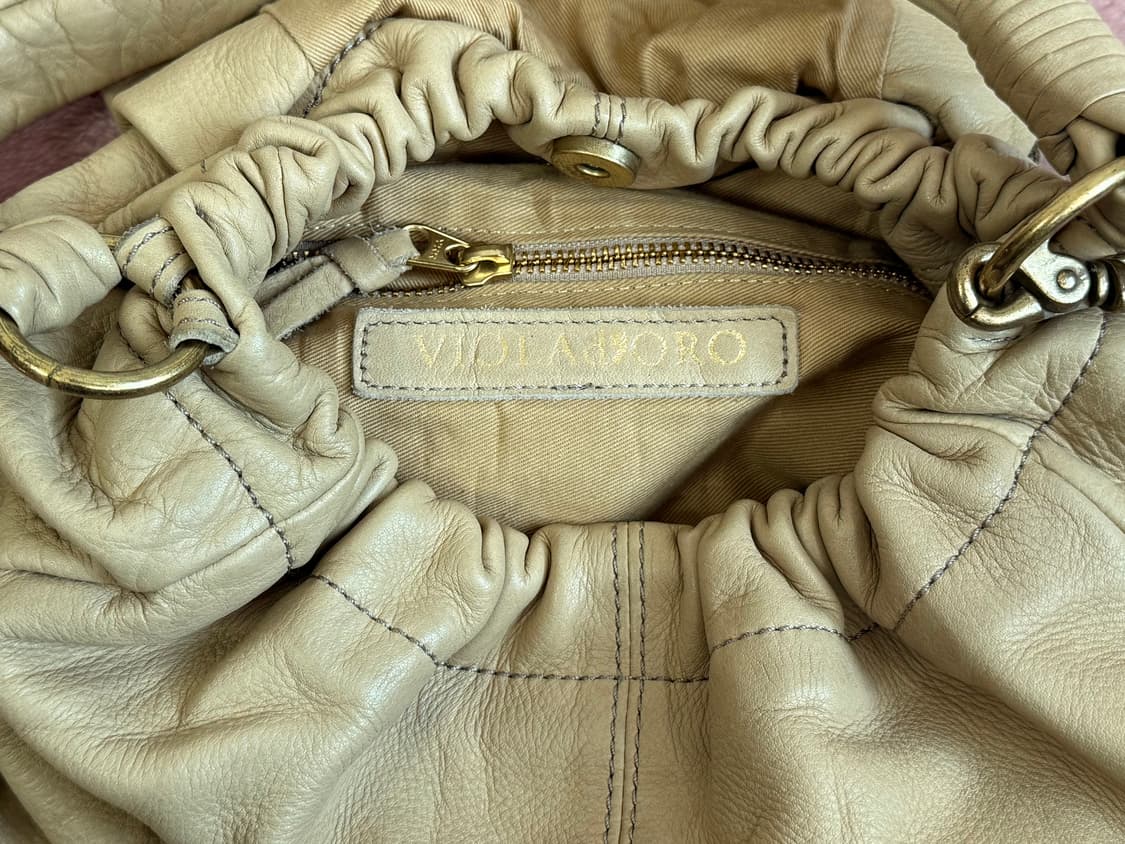 VIOLAd'ORO 2-way 태슬 레더 백 (푸쉬 락) 상품이미지8