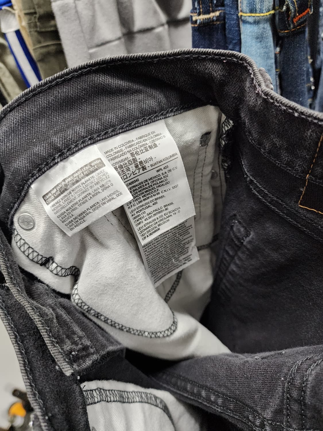 리바이스 559 블랙 데님  상품이미지4