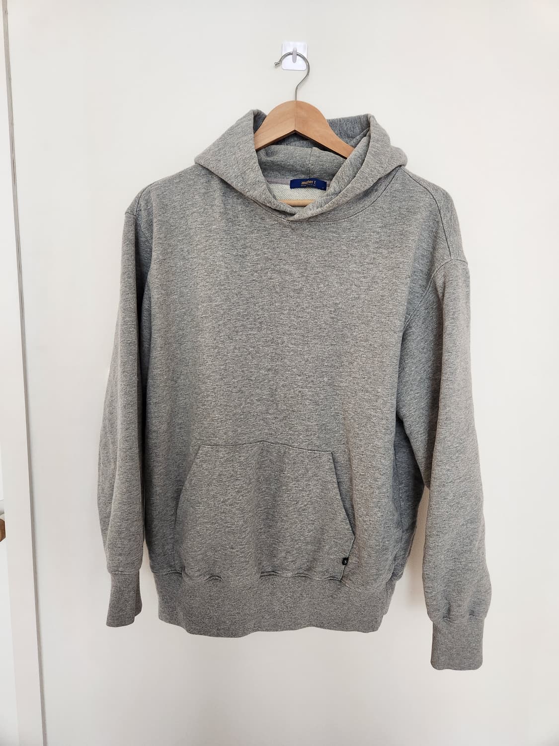 남자 오버핏 후드티 그레이 상품이미지1