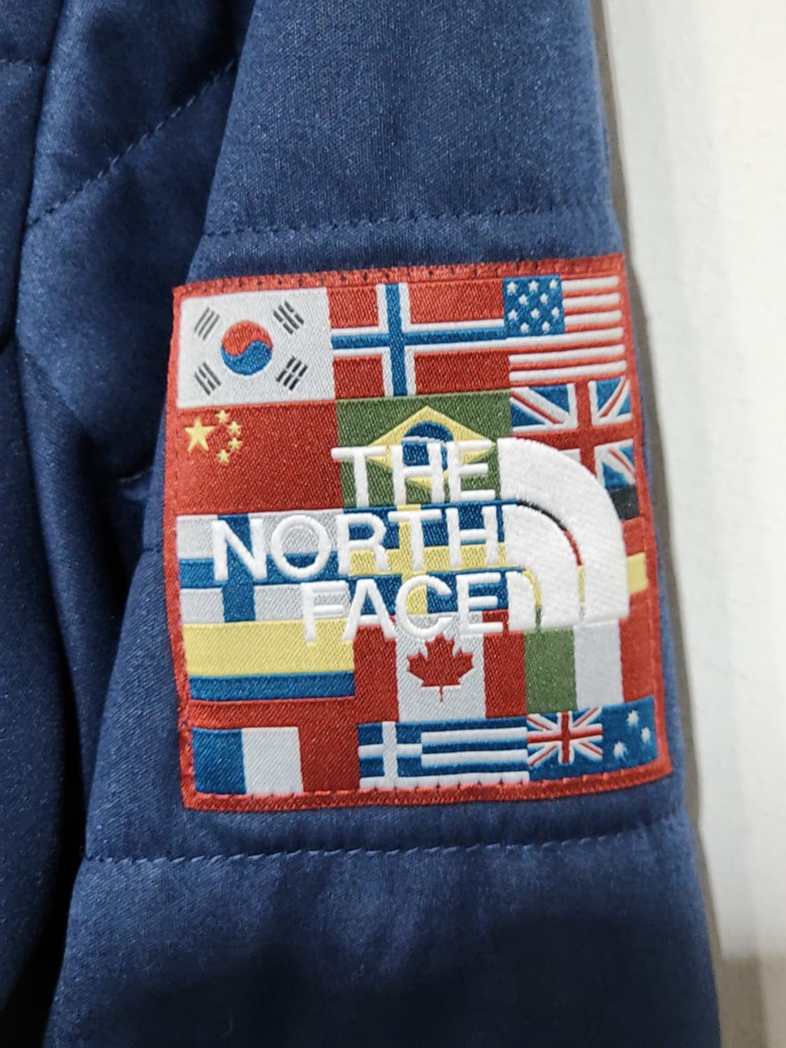 (M) 노스페이스 경량패딩 점퍼 네이비 평창올림픽 자켓  상품이미지5