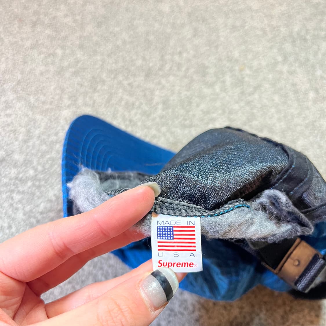 슈프림 워시드 시어서커 캠프캡 상품이미지4