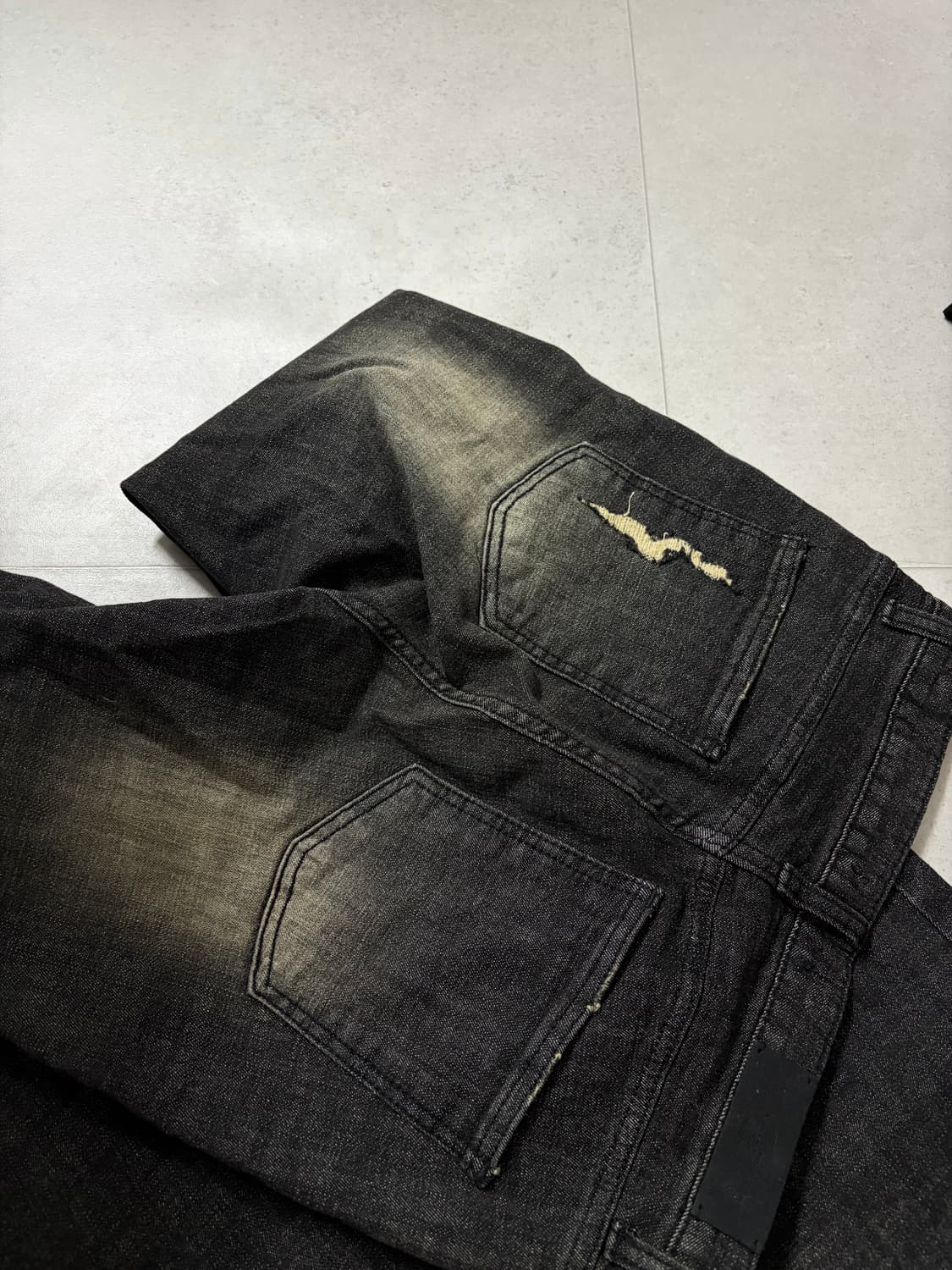 이네기 스모크 미드라이즈 부츠컷 팬츠 상품이미지3