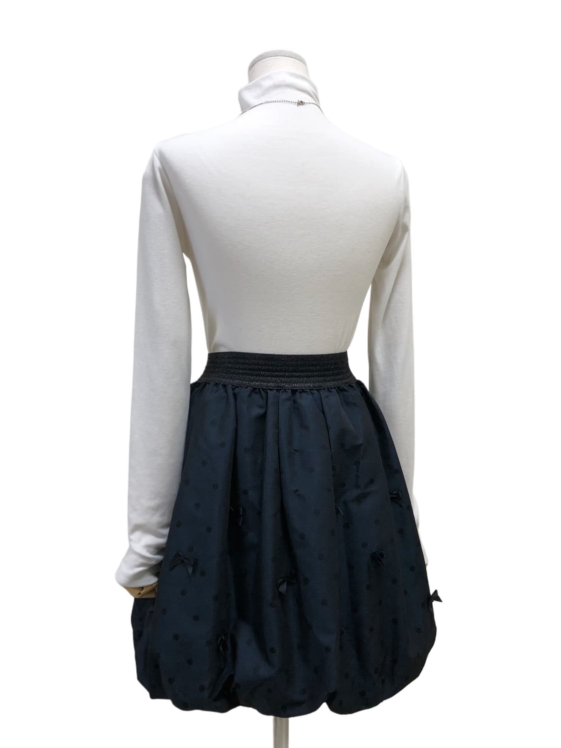 Lois Crayon 벌룬 도트 리본 스커트 상품이미지6