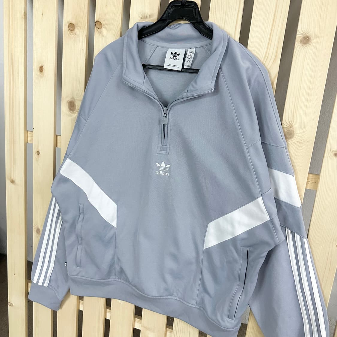 (L) 아디다스 반집업 맨투맨 상품이미지2
