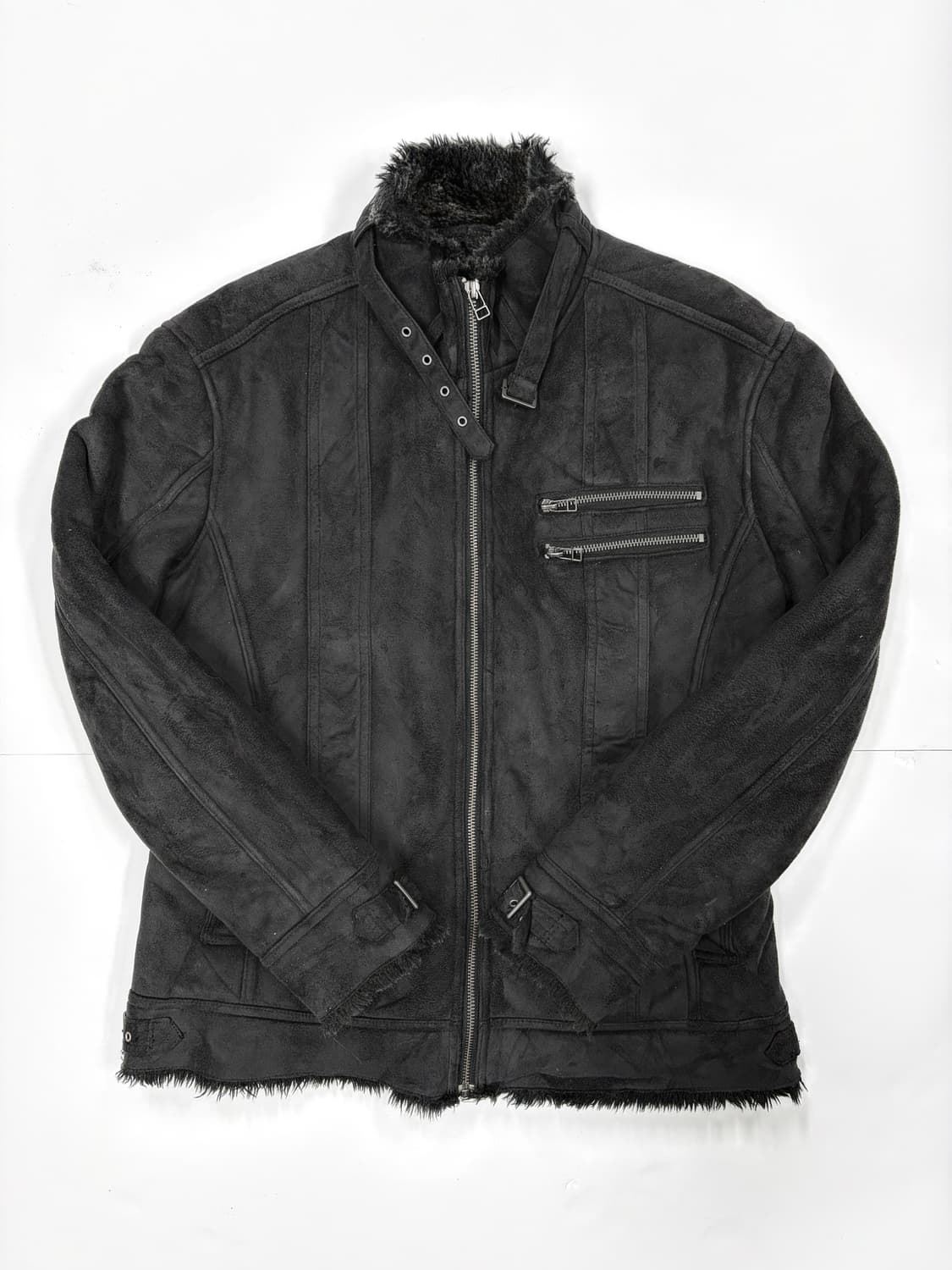 어반컬렉션 스웨이드 퍼 자켓 상품이미지1