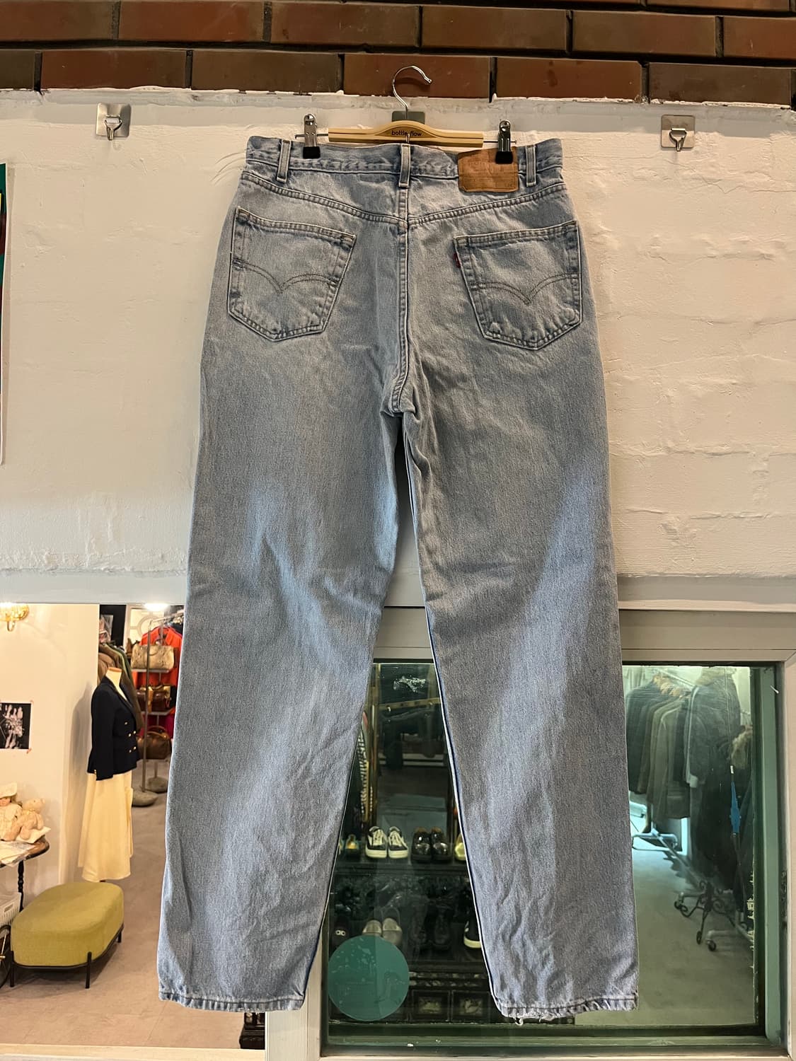 Levis 550 릴랙스드 워싱 데님 진 36x34 상품이미지6