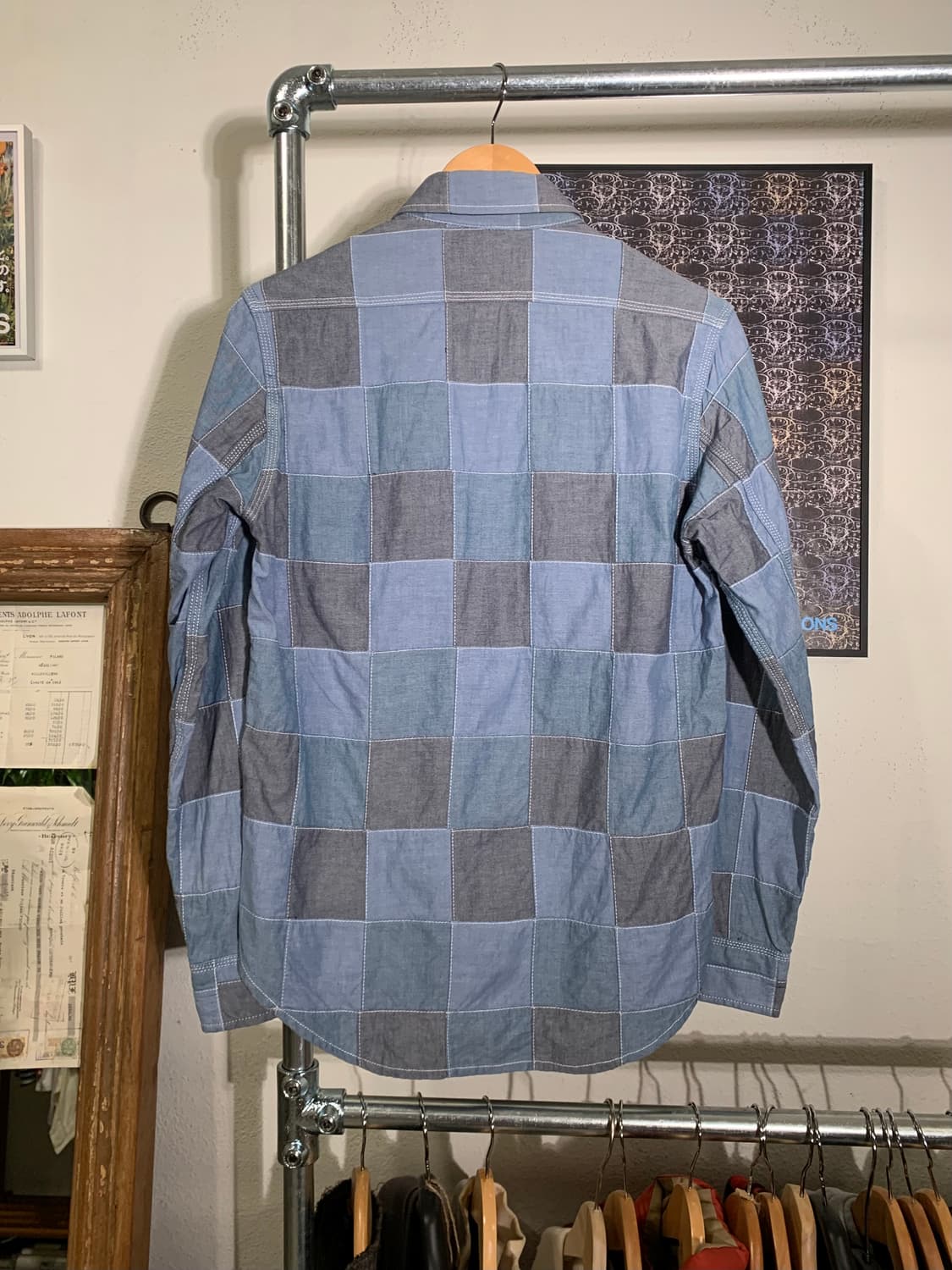 00’s Stussy 스투시 패치워크 셔츠 상품이미지8