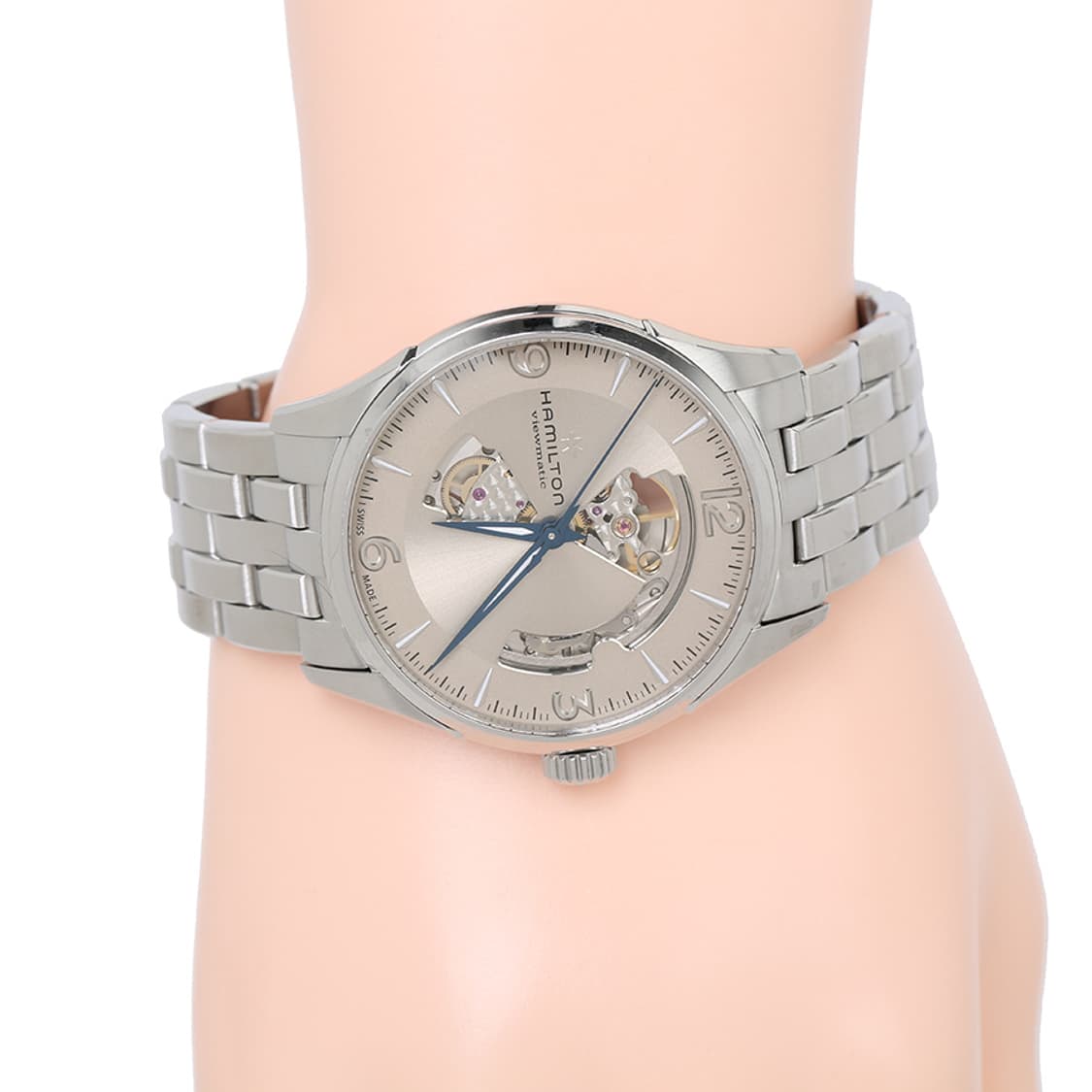 해밀턴 재즈마스터 오픈하트 오토매틱 시계 스틸워치 H32705121 상품이미지8